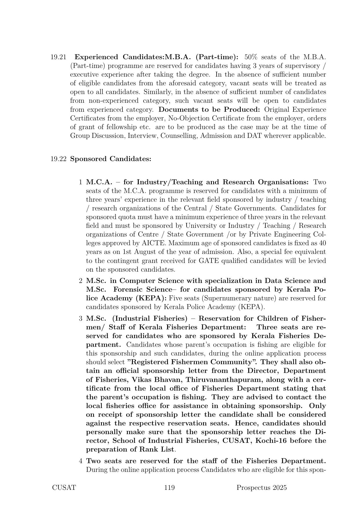 CUSAT CAT 2025 Syllabus - Page 120