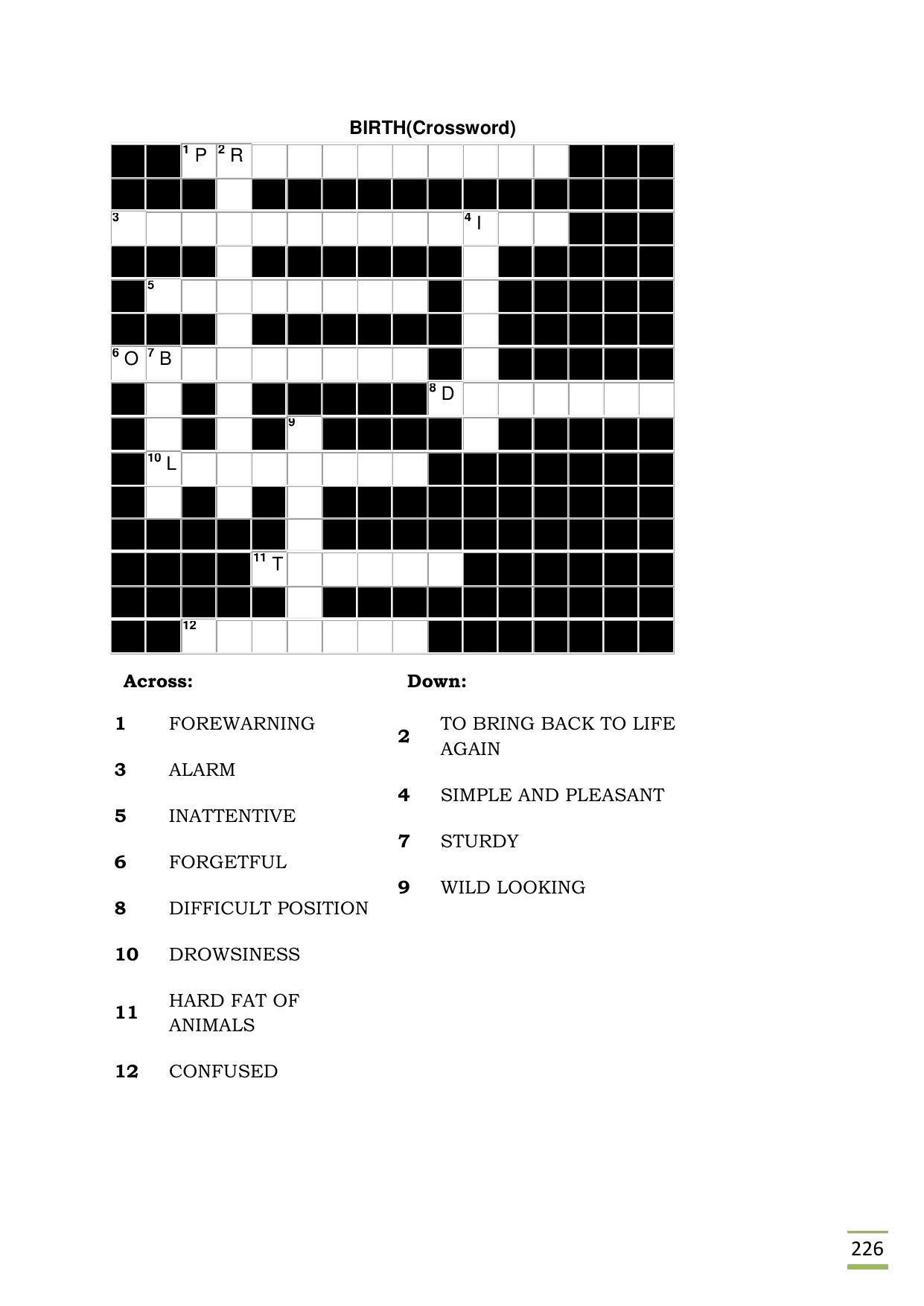 CBSE Worksheets for Class 11 English Birth questions answers - Page 4
