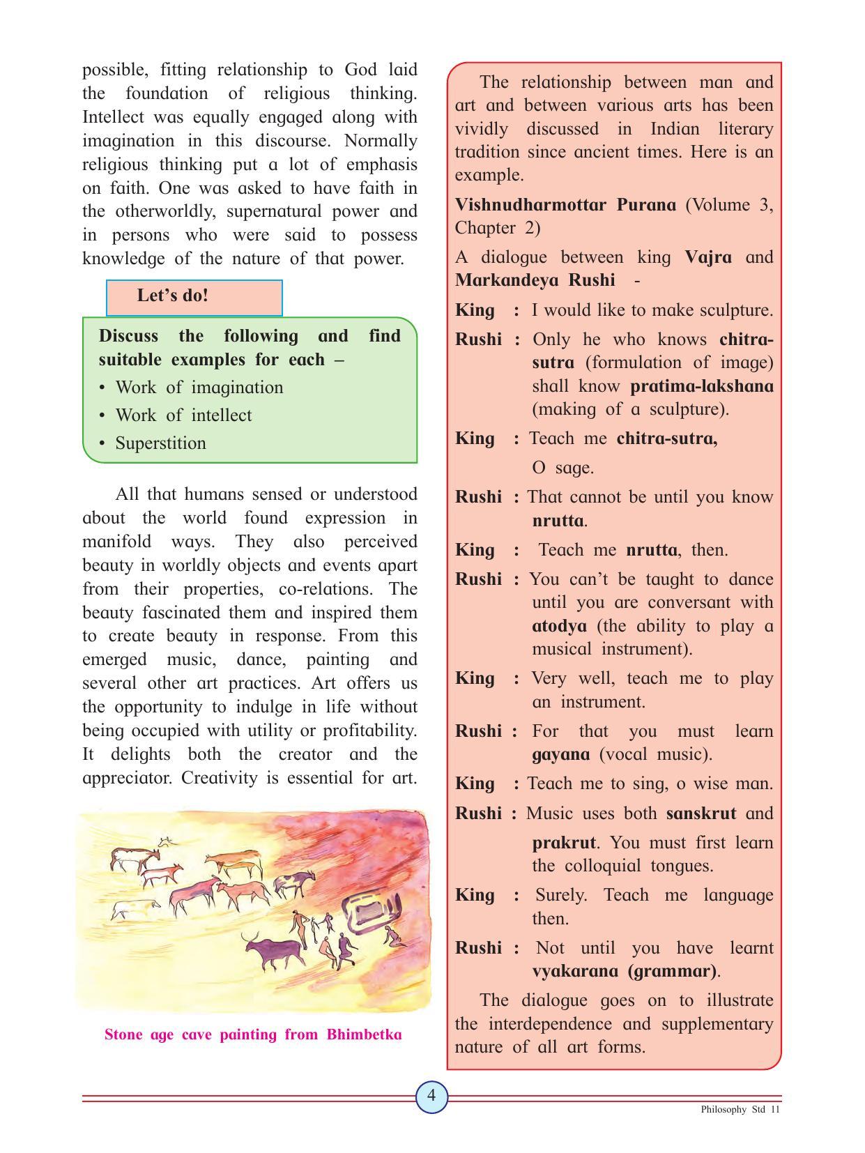 Maharashtra Board Class 11 Philosophy Textbook - Page 14