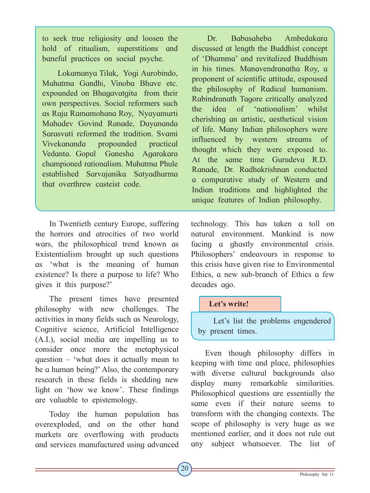 Maharashtra Board Class 11 Philosophy Textbook - Page 30