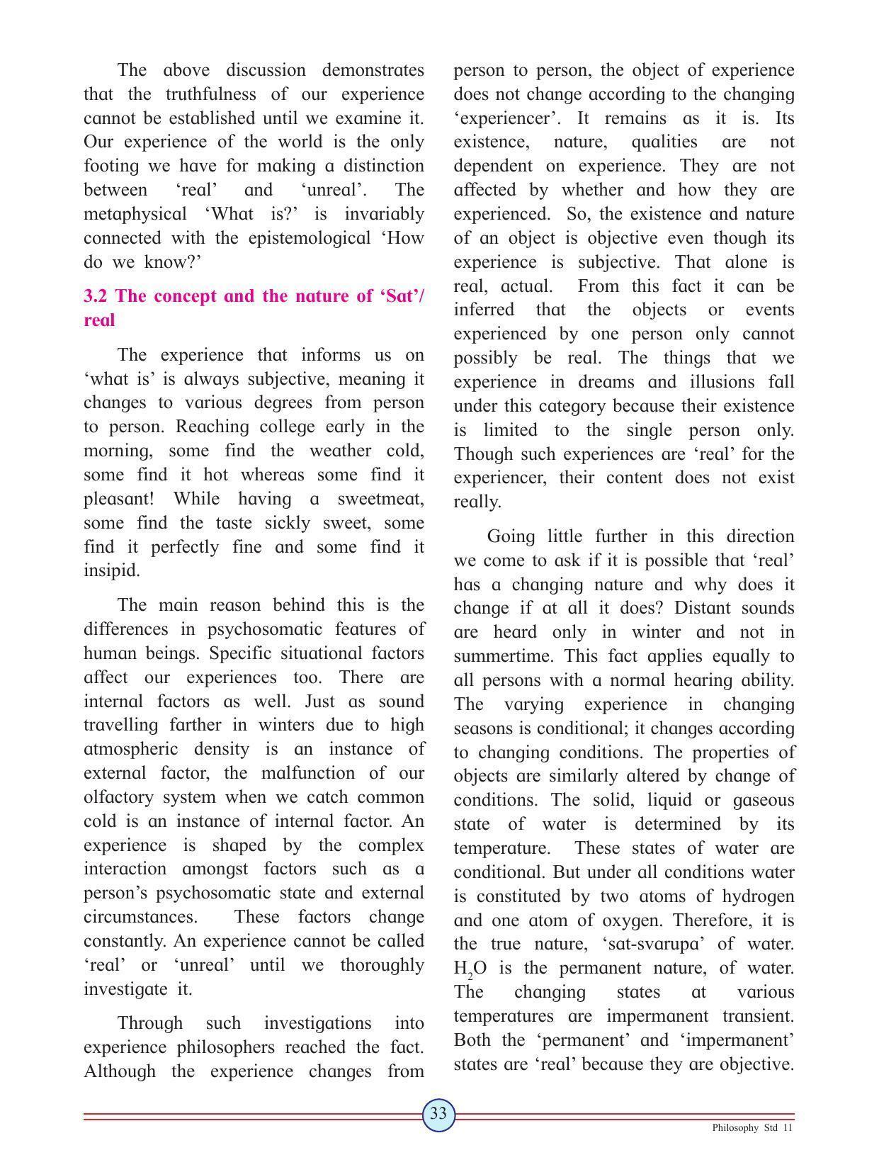 Maharashtra Board Class 11 Philosophy Textbook - Page 43