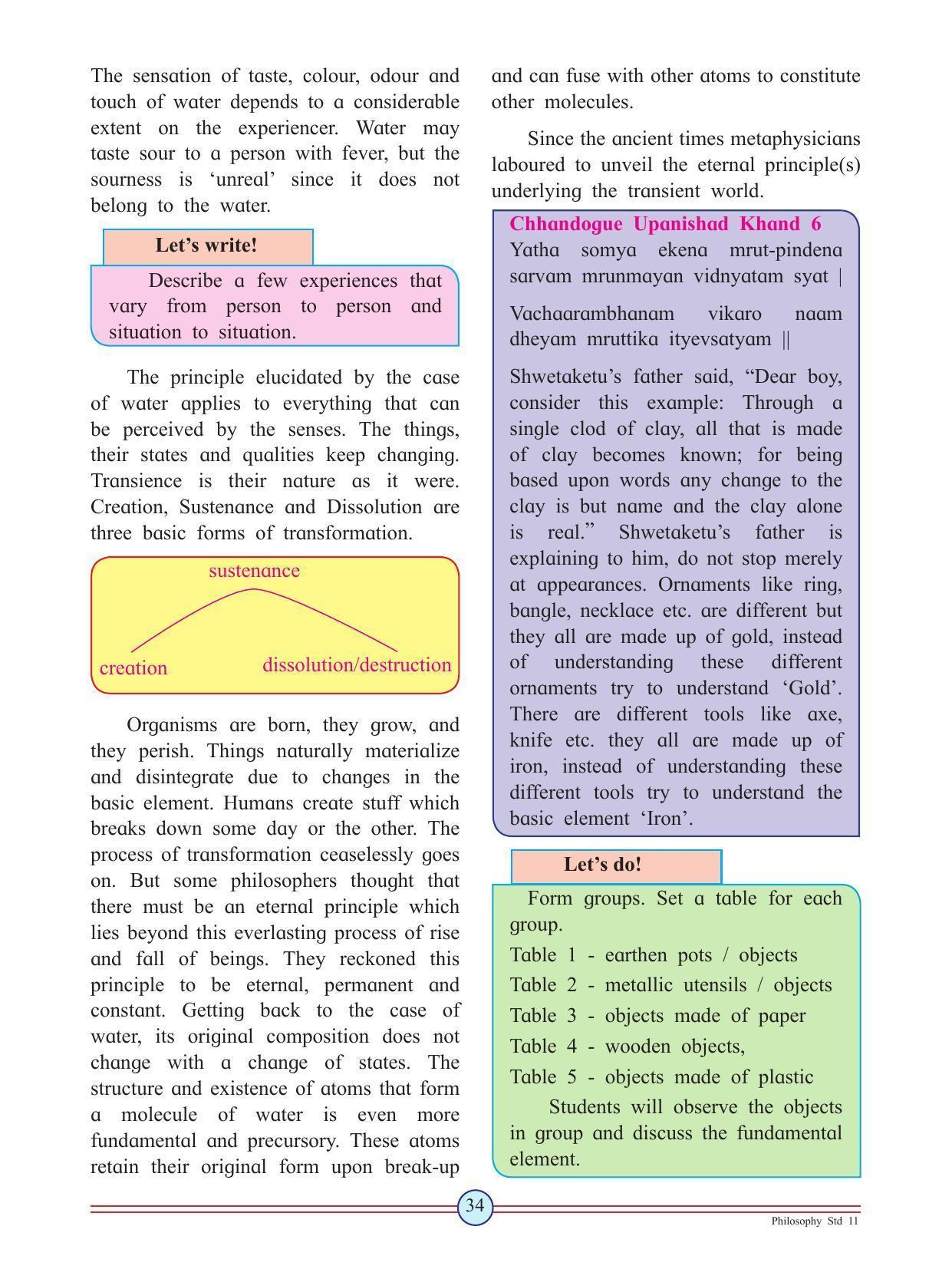Maharashtra Board Class 11 Philosophy Textbook - Page 44
