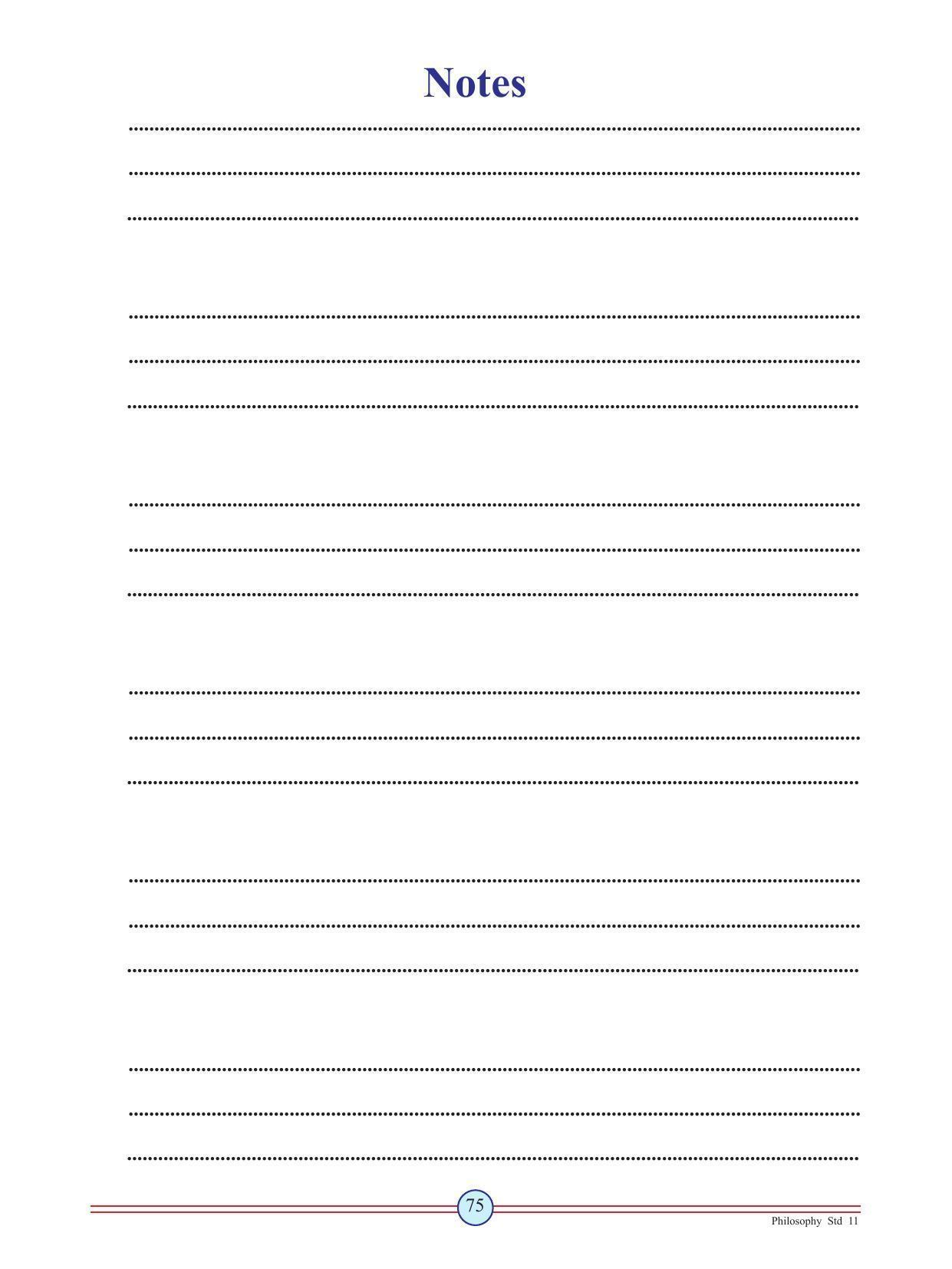 Maharashtra Board Class 11 Philosophy Textbook - Page 85