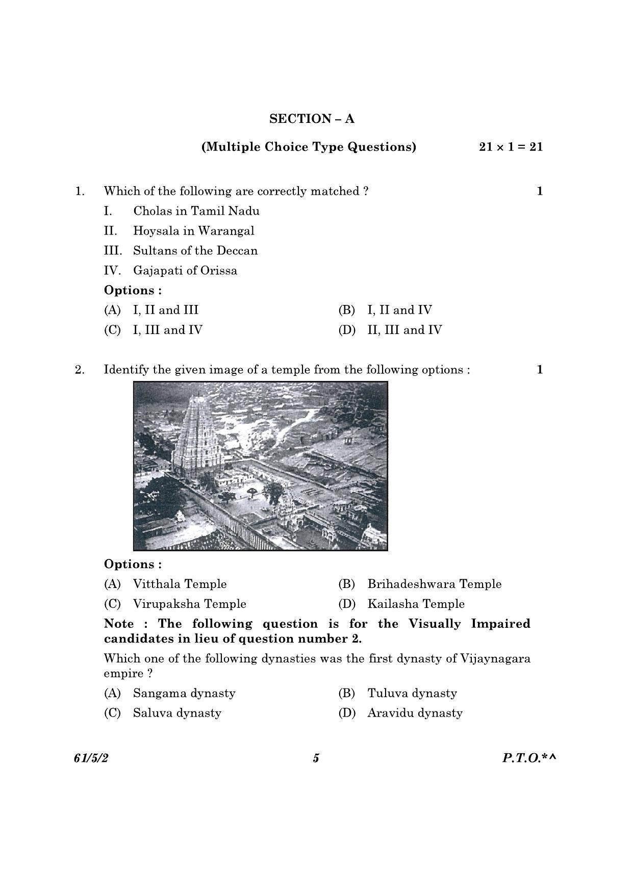 CBSE Class 12 61-5-2 History 2023 Question Paper - Page 5