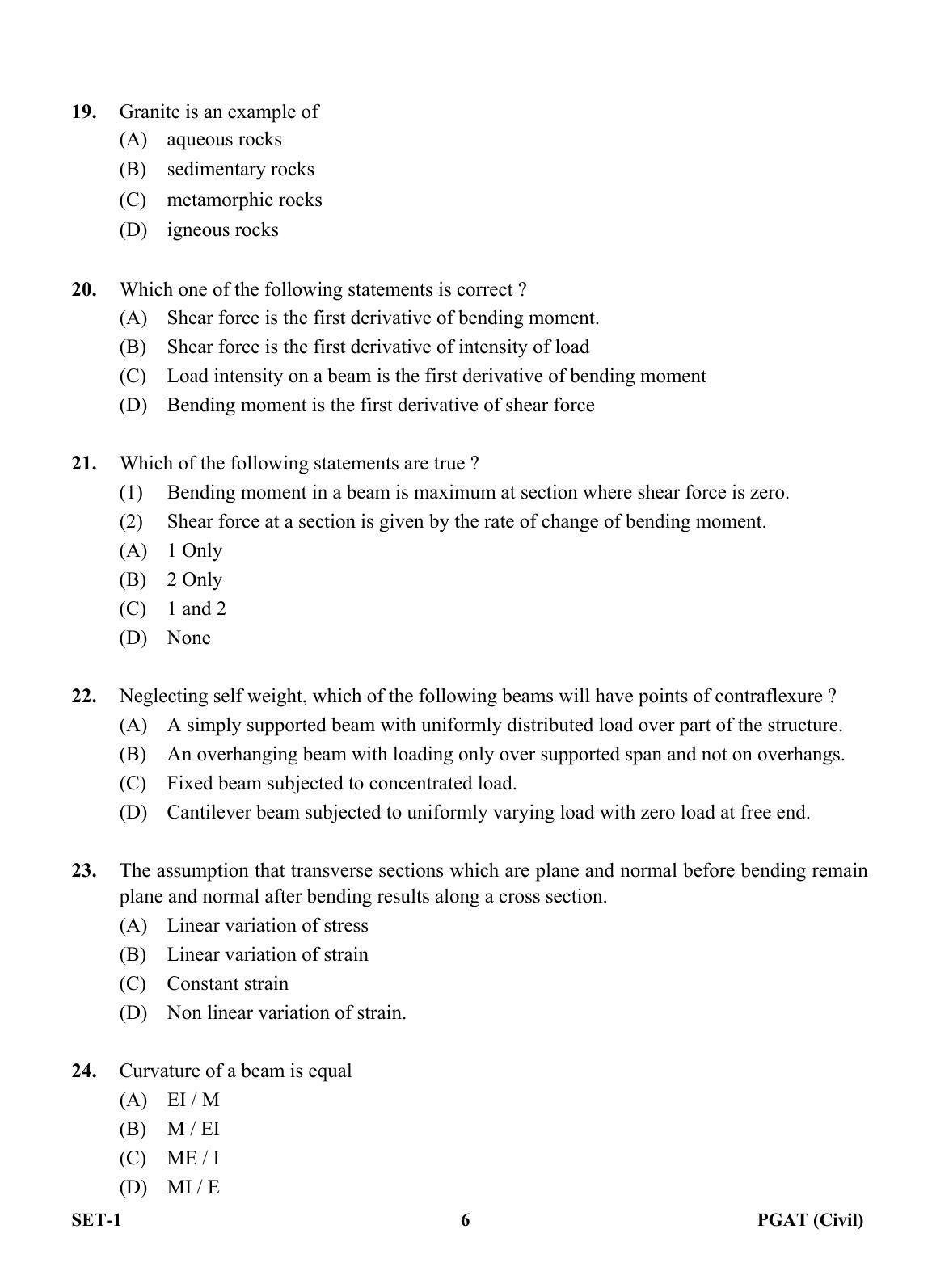 OJEE PGAT 2013 Civil Set 1 Question Paper - Page 5