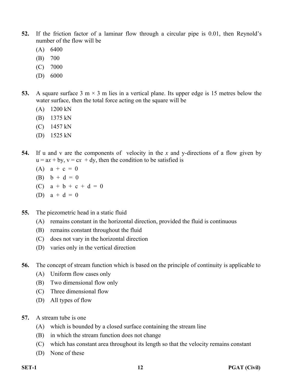 OJEE PGAT 2013 Civil Set 1 Question Paper - Page 11