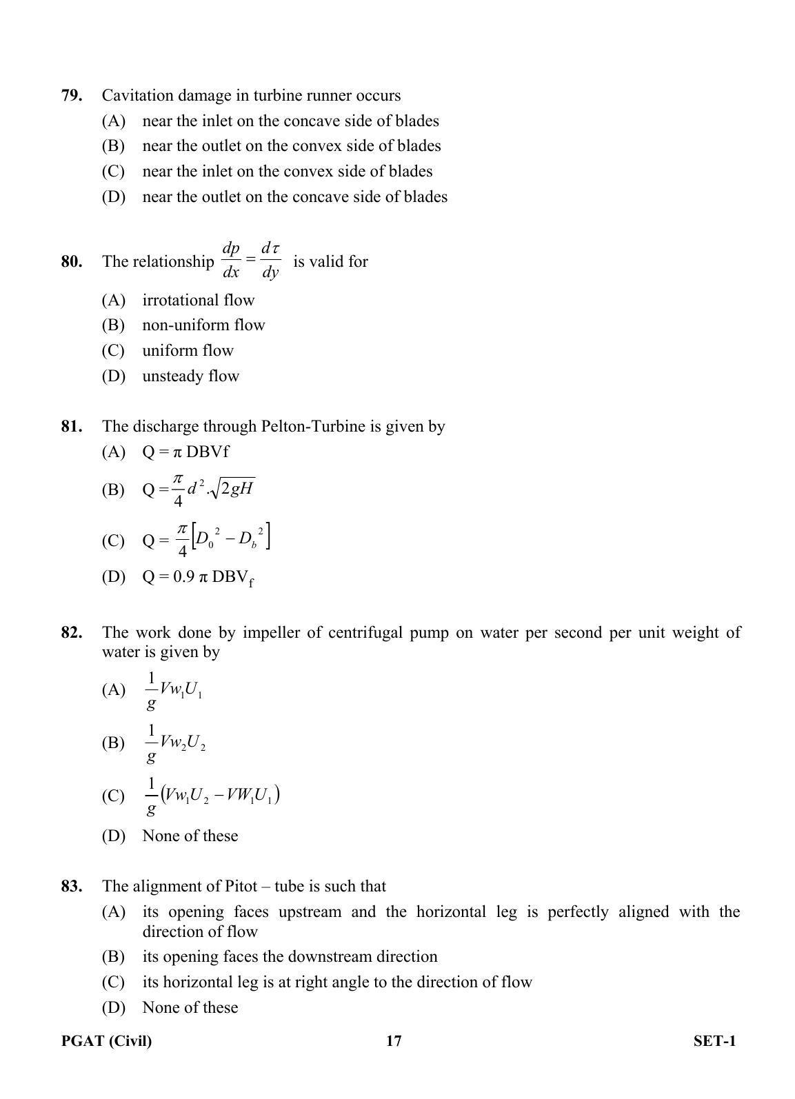OJEE PGAT 2013 Civil Set 1 Question Paper - Page 16