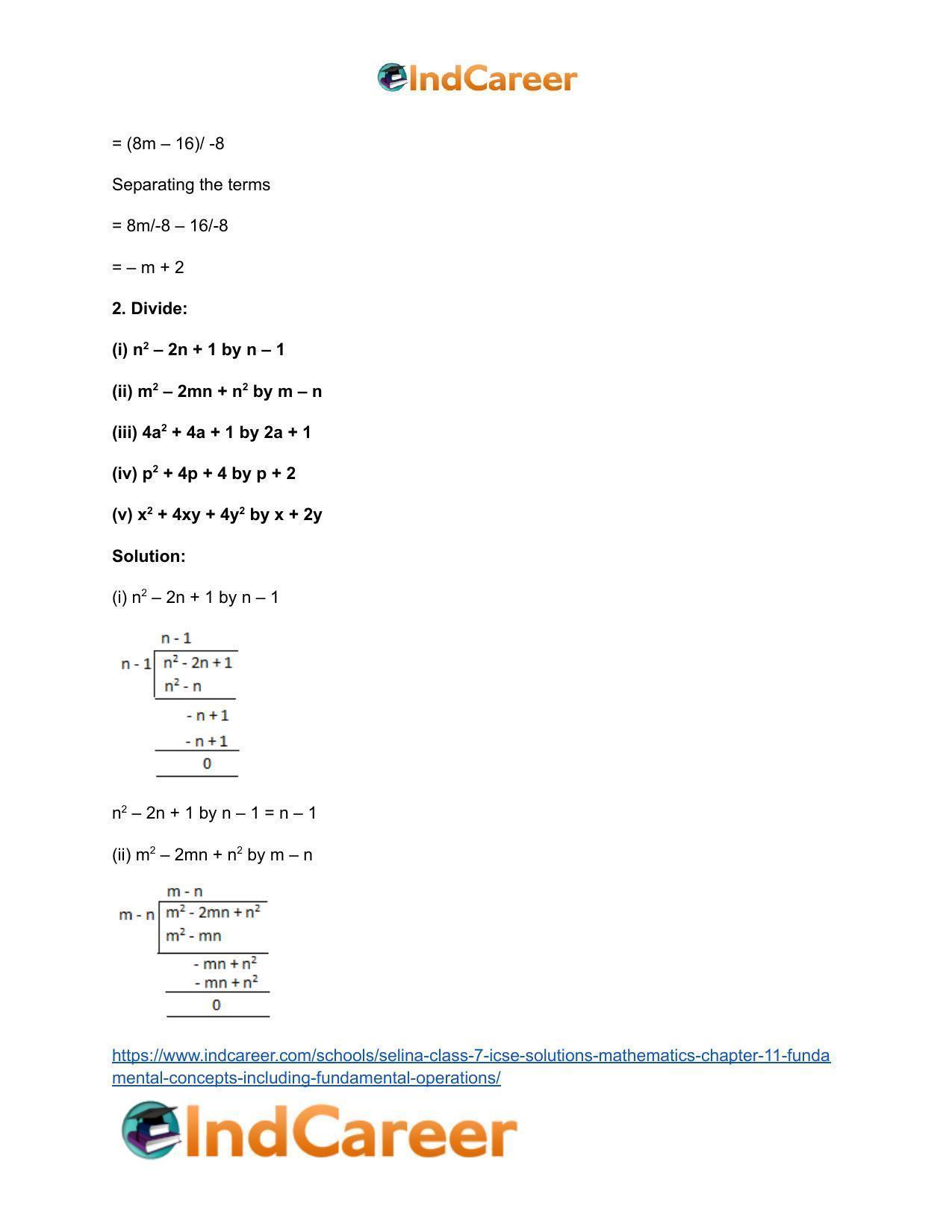 Selina Class 7 ICSE Solutions Mathematics : Chapter 11- Fundamental Concepts (Including Fundamental Operations) - Page 37