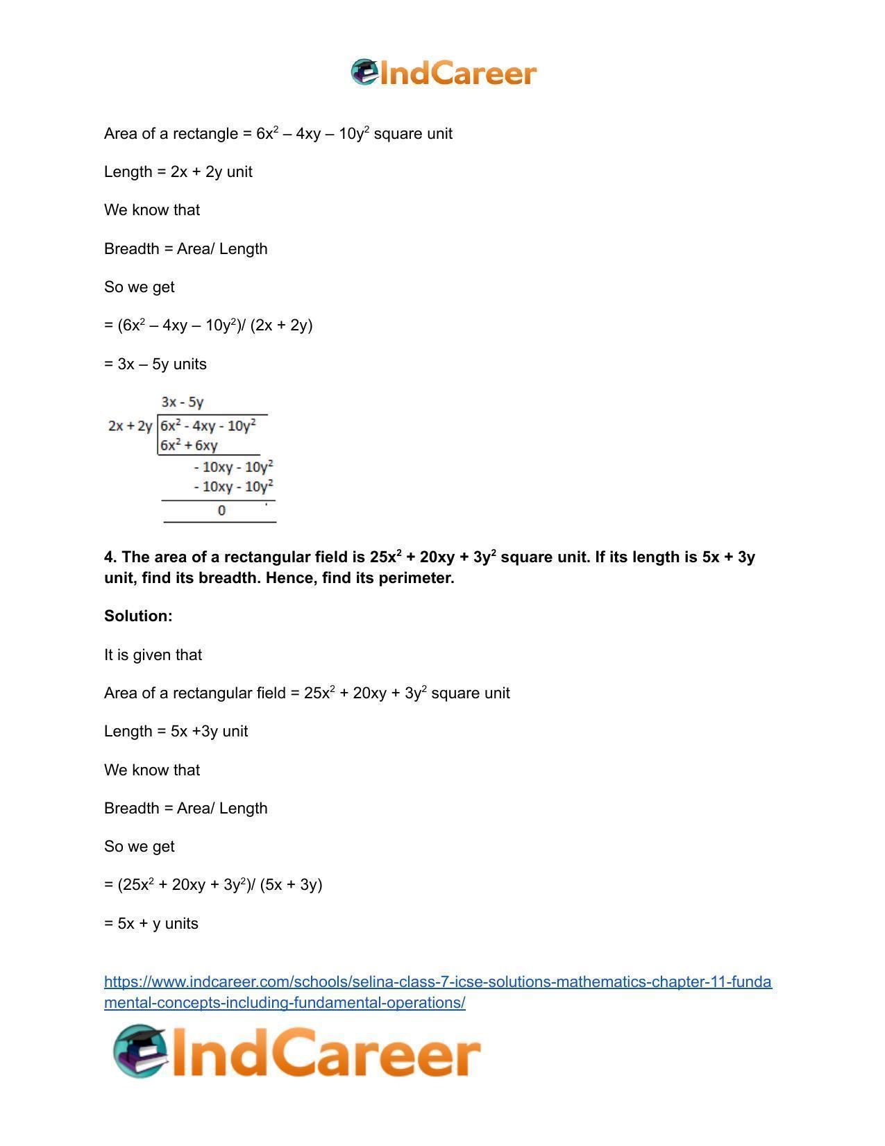 Selina Class 7 ICSE Solutions Mathematics : Chapter 11- Fundamental Concepts (Including Fundamental Operations) - Page 39