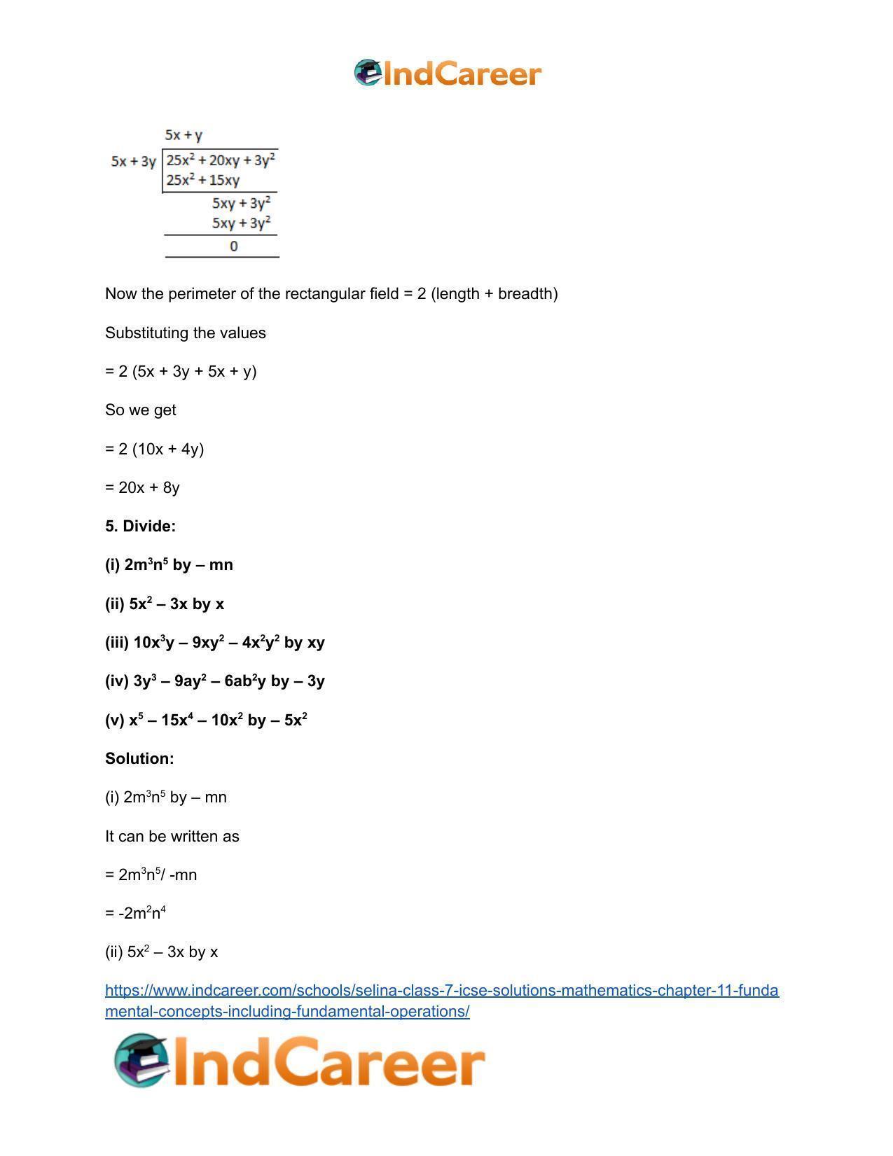 Selina Class 7 ICSE Solutions Mathematics : Chapter 11- Fundamental Concepts (Including Fundamental Operations) - Page 40