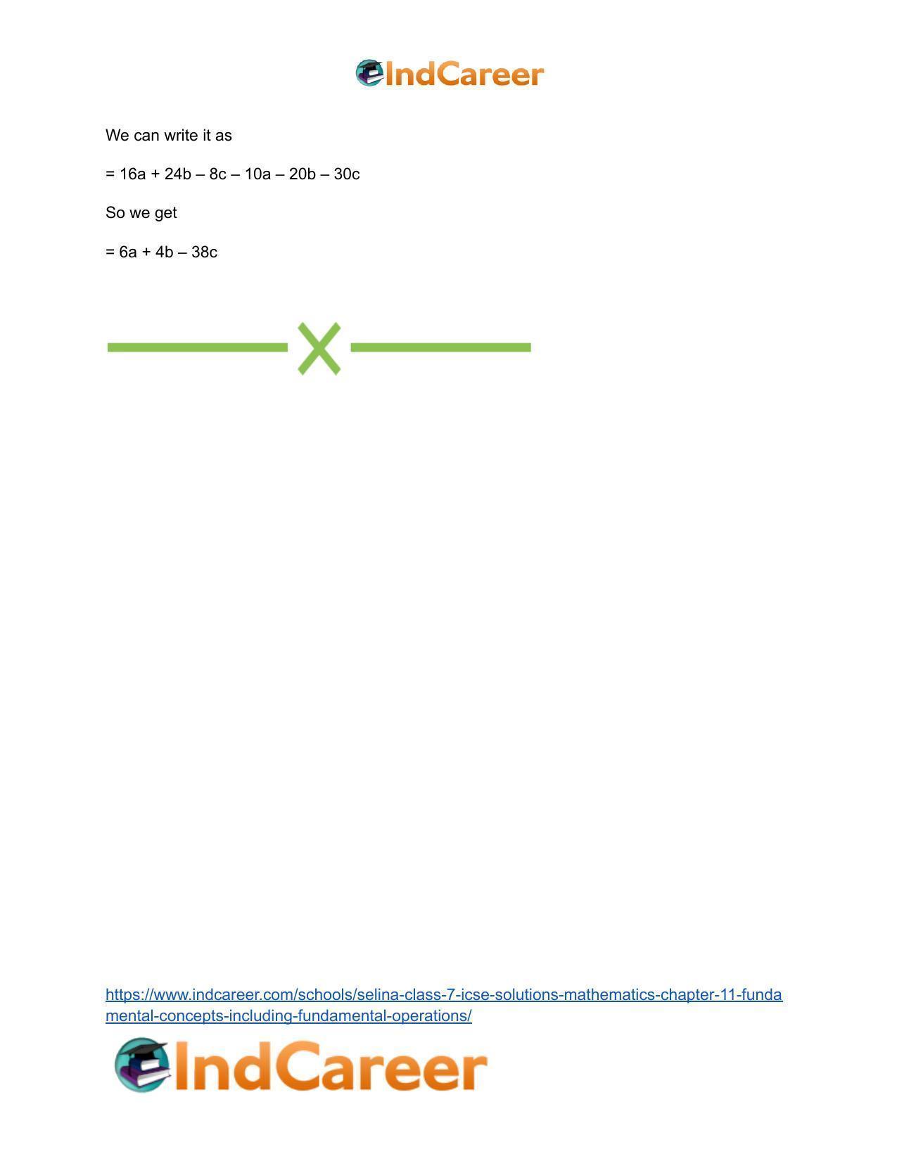 Selina Class 7 ICSE Solutions Mathematics : Chapter 11- Fundamental Concepts (Including Fundamental Operations) - Page 92
