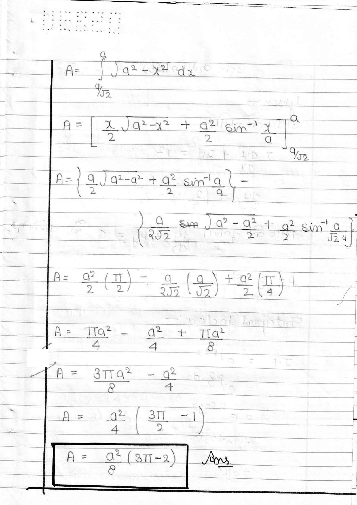 UBSE Class 12 Maths 2020 Toppers Answer Sheet - Page 32