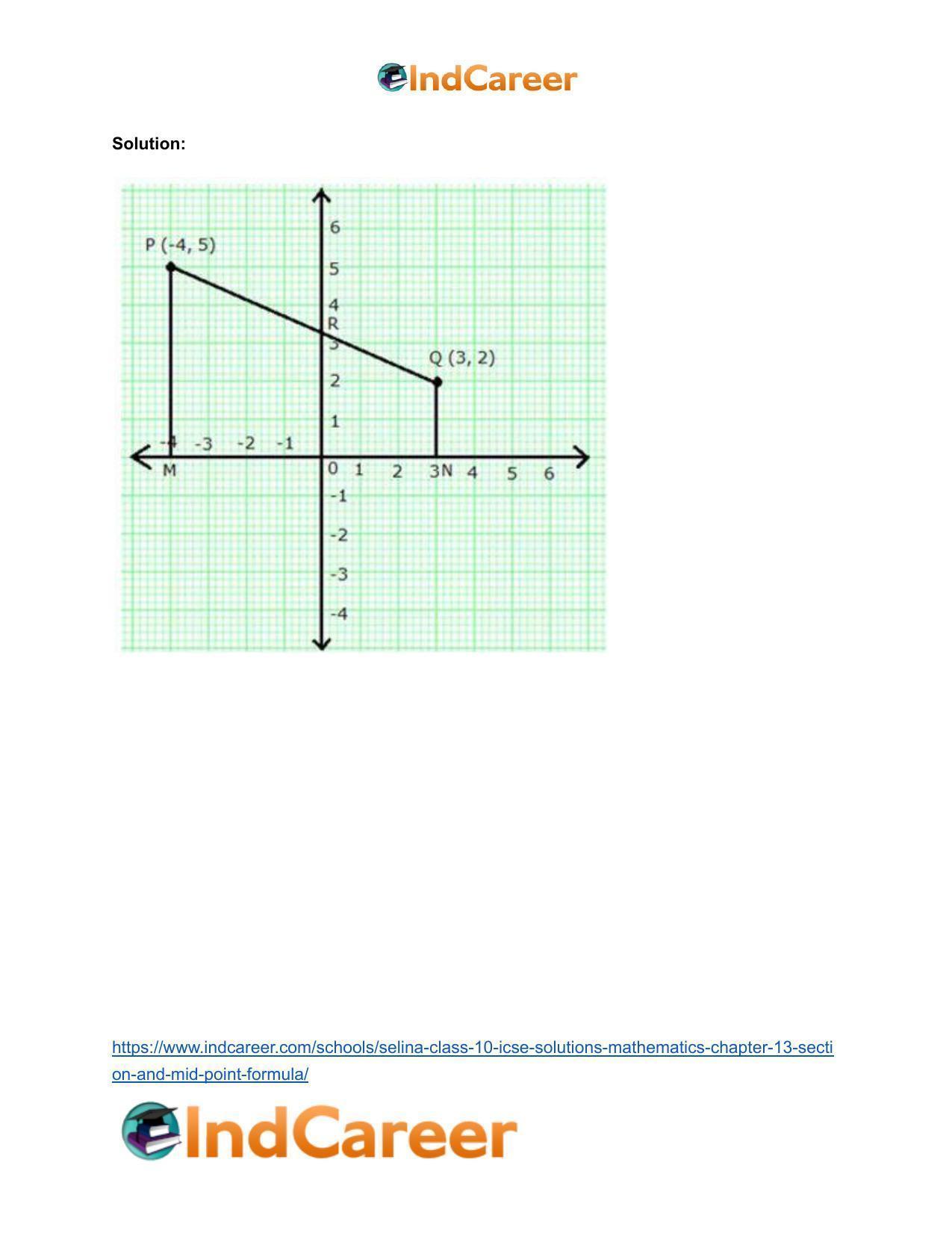 Selina Class 10 ICSE Solutions Mathematics : Chapter 13 - Section and Mid-Point Formula - Page 23