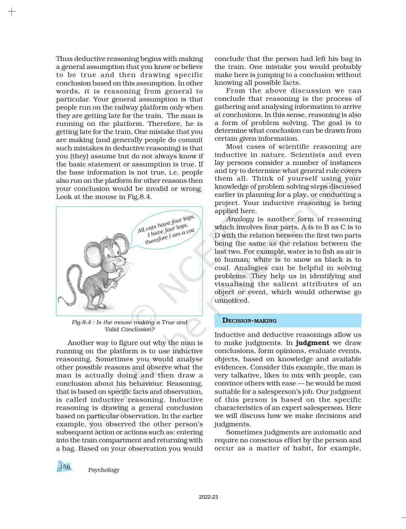 Case Study Based Questions Class 11 Psychology Chapter 1 With Answers
