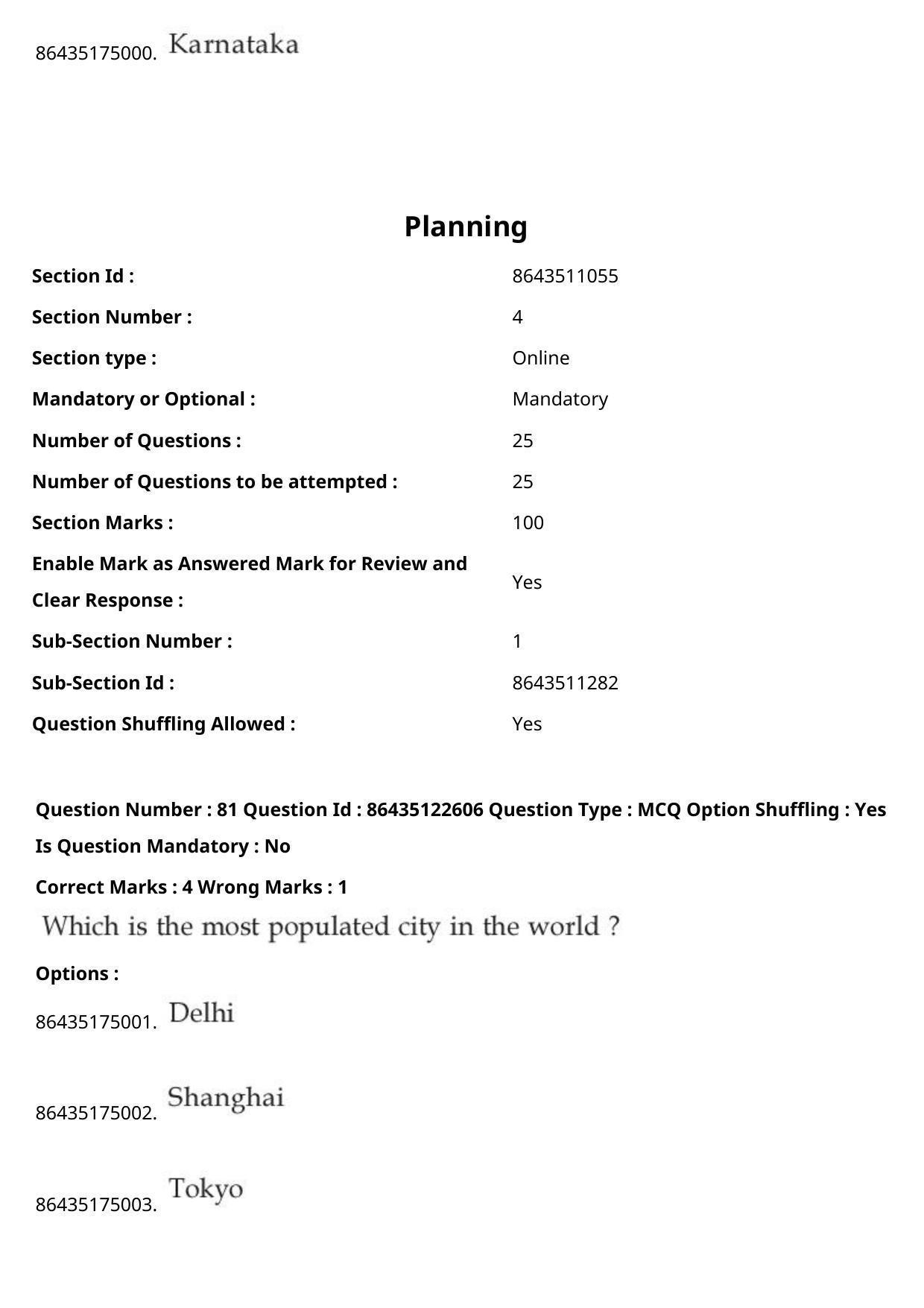 JEE Mains 2021: B Planning English (Shift 2) 02-09-2021 Question Paper - Page 64