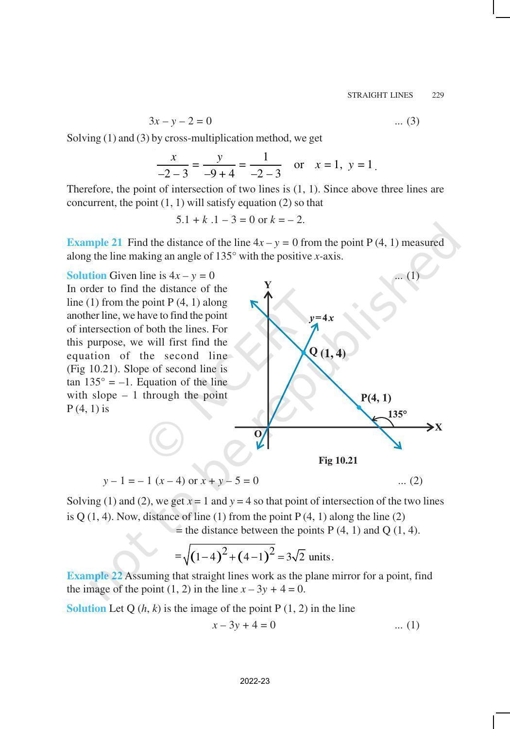 NCERT Book for Class 11 Maths Chapter 10 Straight Lines - Page 27
