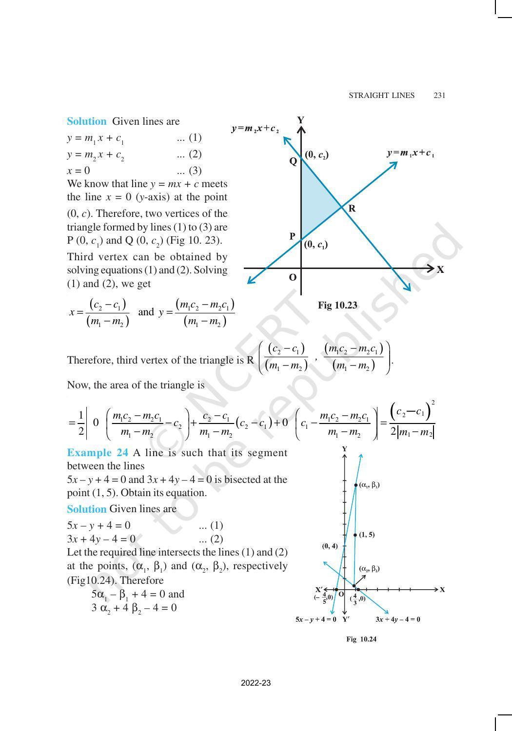 NCERT Book for Class 11 Maths Chapter 10 Straight Lines - Page 29