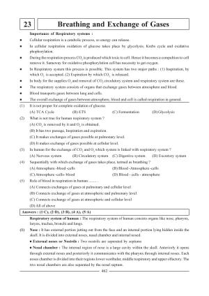 GSEB HSC Biology Question Paper (English Medium)- Chapter 23