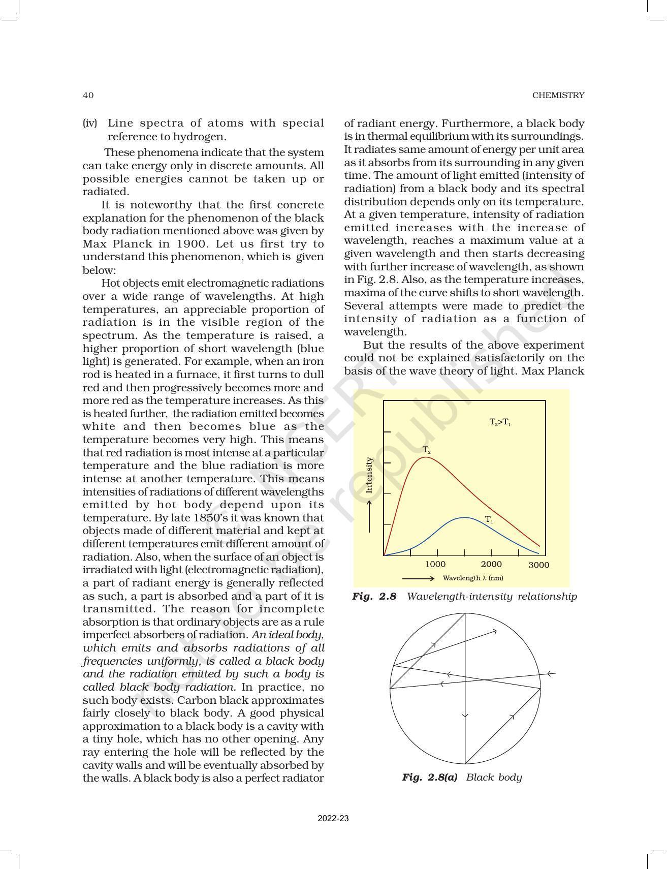 NCERT Book for Class 11 Chemistry Chapter 2 Structure of Atom - Page 12