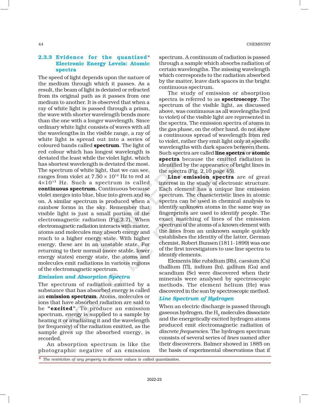 NCERT Book for Class 11 Chemistry Chapter 2 Structure of Atom - Page 16