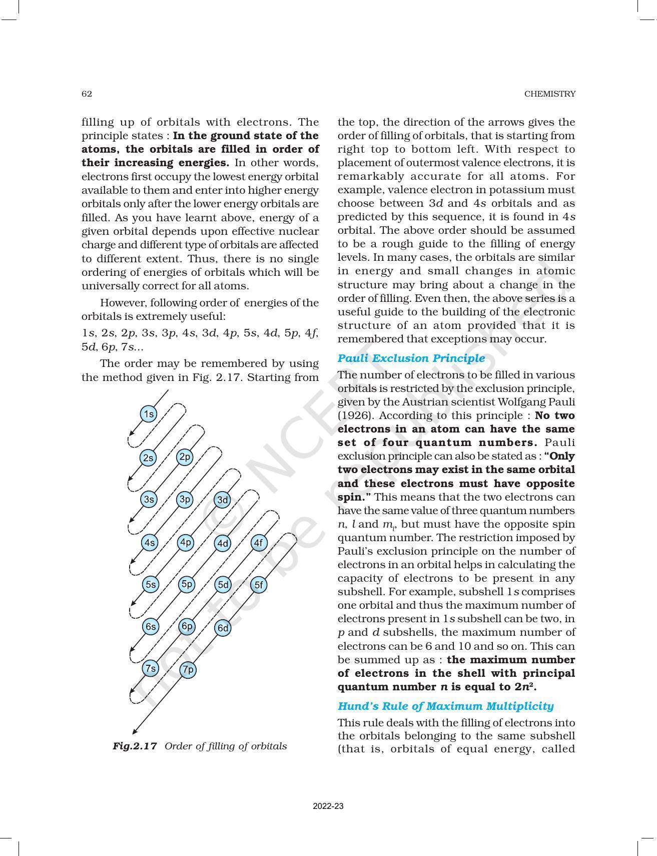 NCERT Book for Class 11 Chemistry Chapter 2 Structure of Atom - Page 34