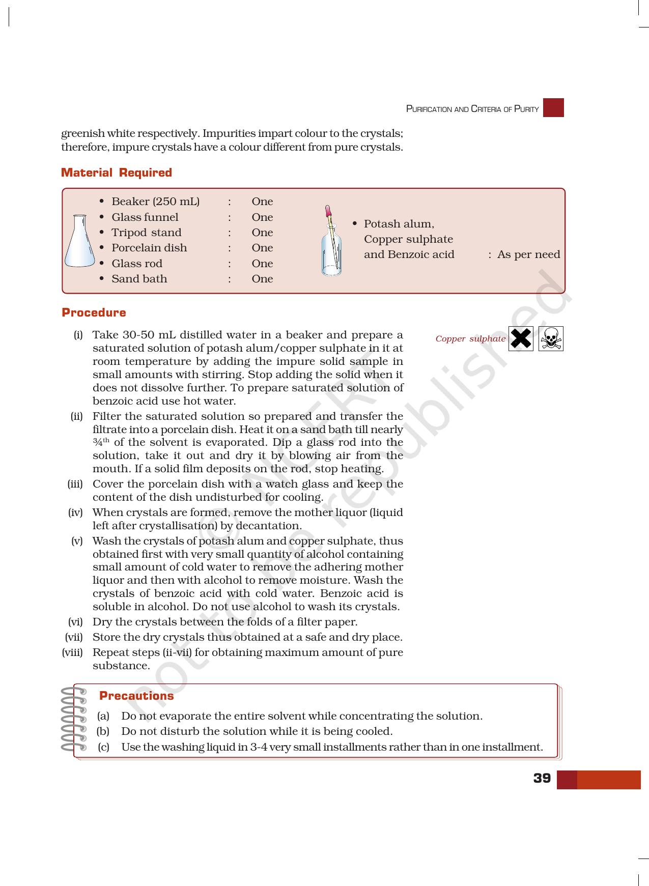NCERT Laboratory Manuals for Class XI Chemistry - Unit 3 Purification and Criteria of Purity - Page 2