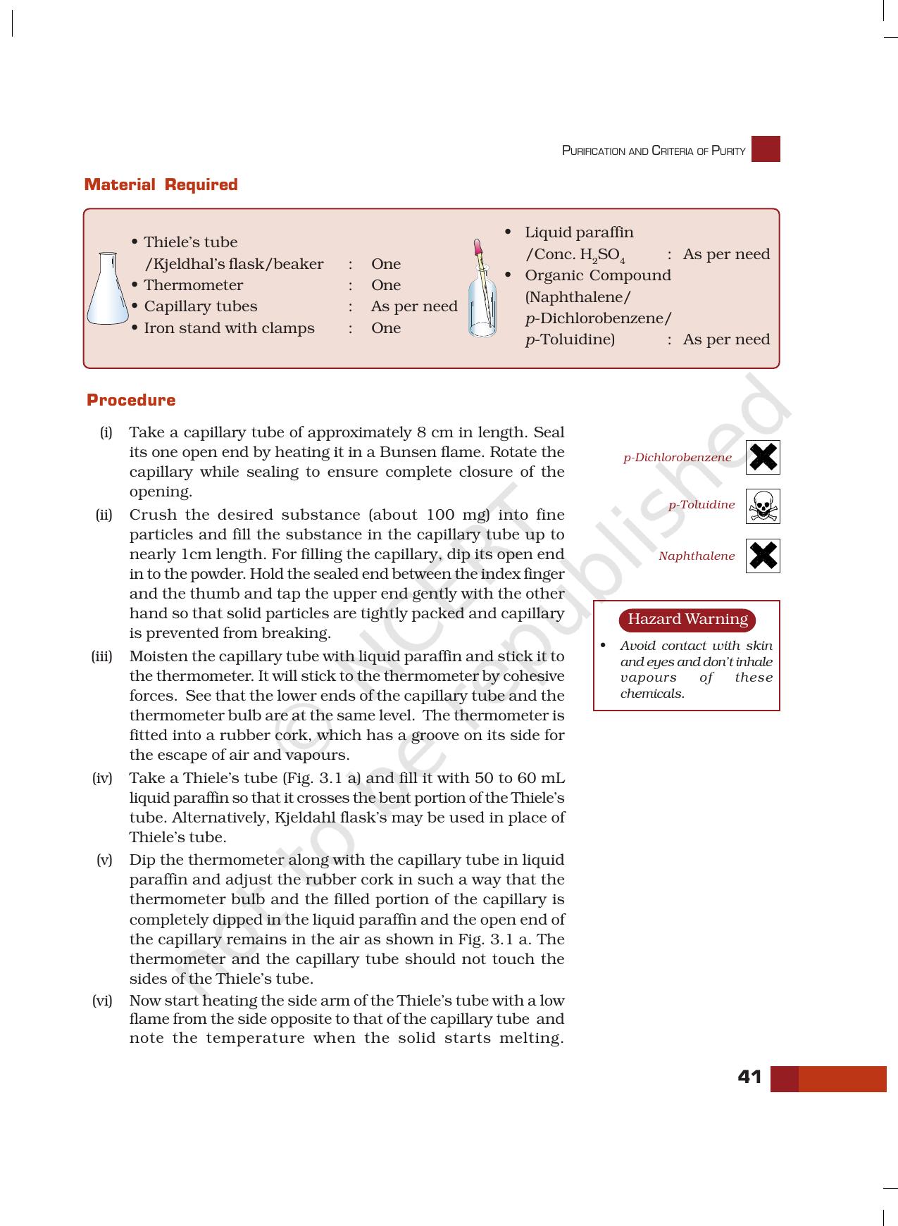NCERT Laboratory Manuals for Class XI Chemistry - Unit 3 Purification and Criteria of Purity - Page 4