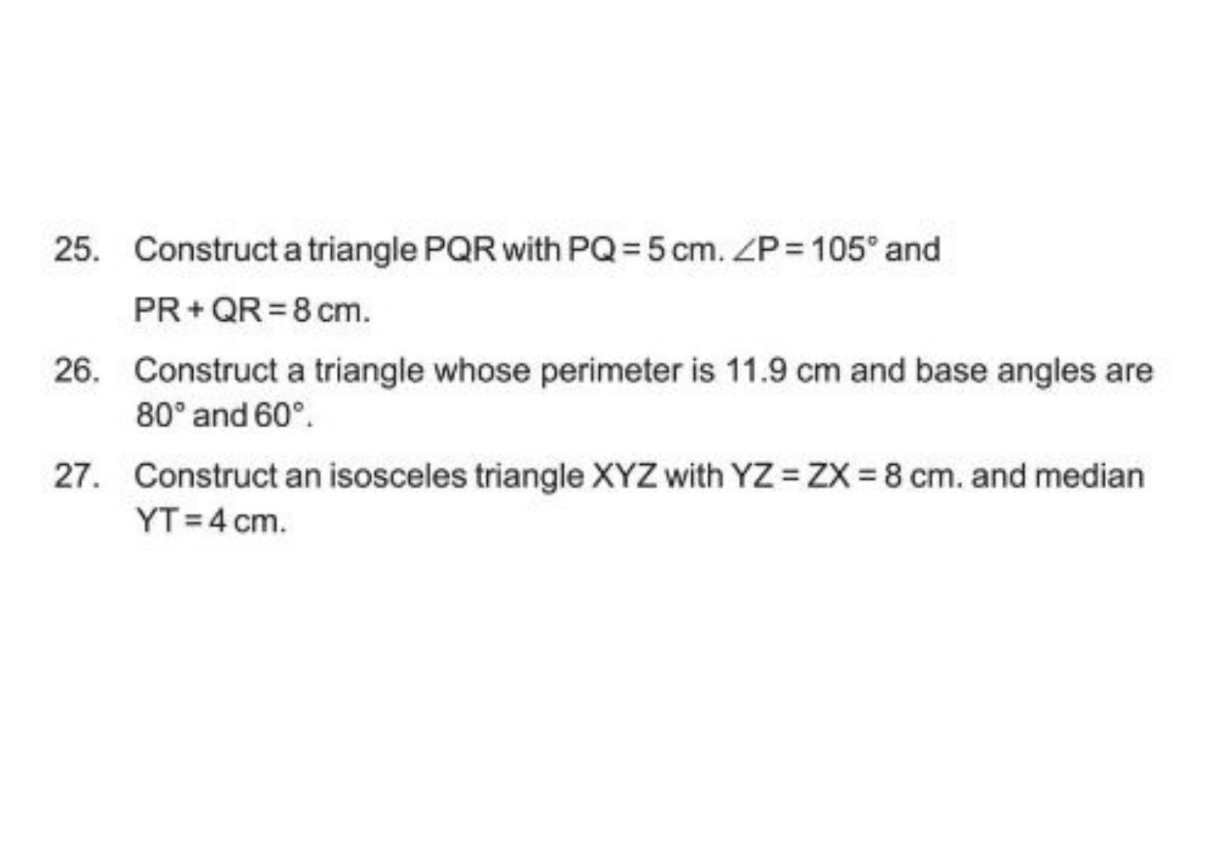 Class 9 Notes, Question & Practice Paper - Mathematics (Topic 11 : Construction) - Page 6
