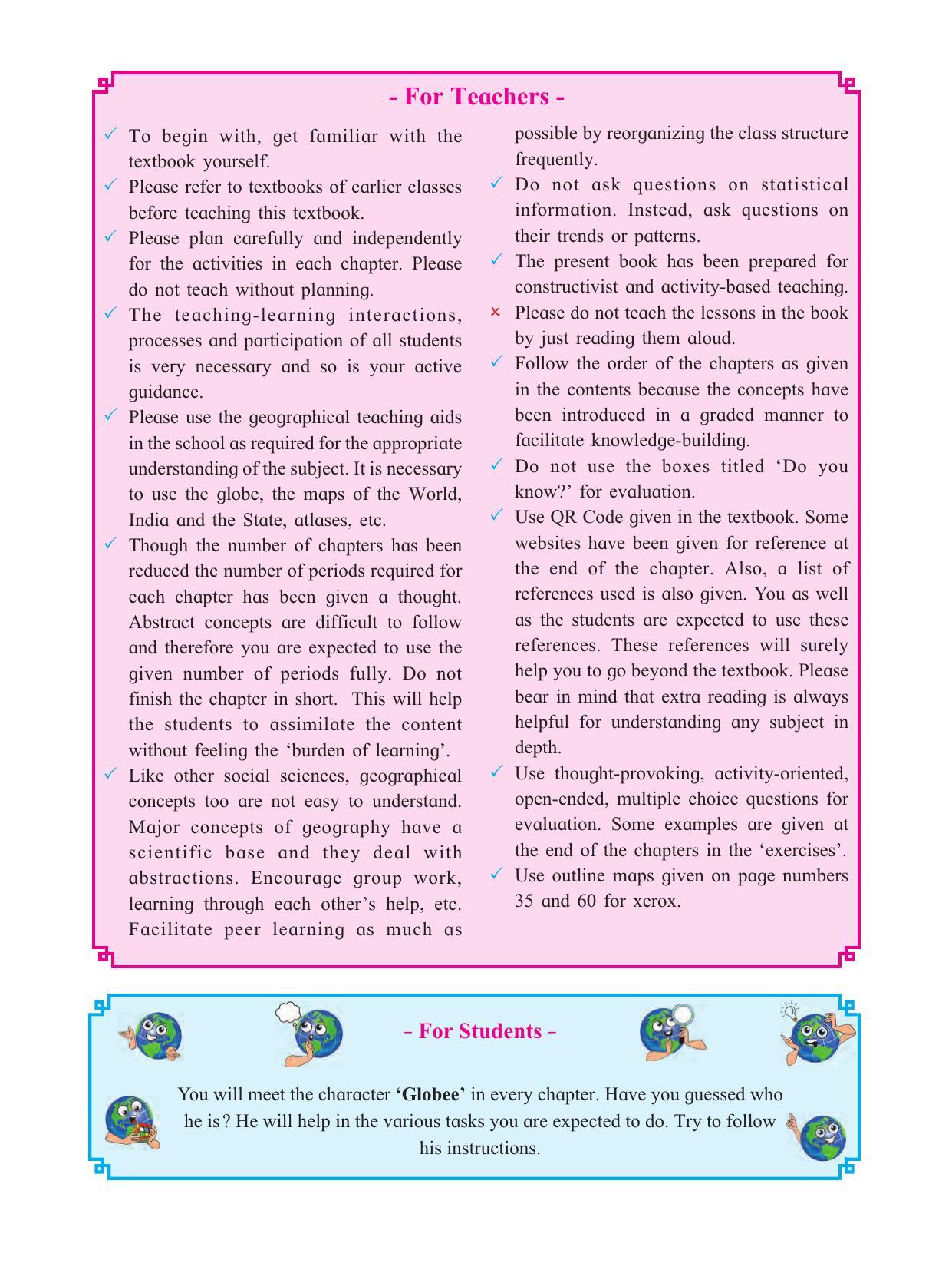 Maharashtra Board Class 8 Geography Textbook - Page 9