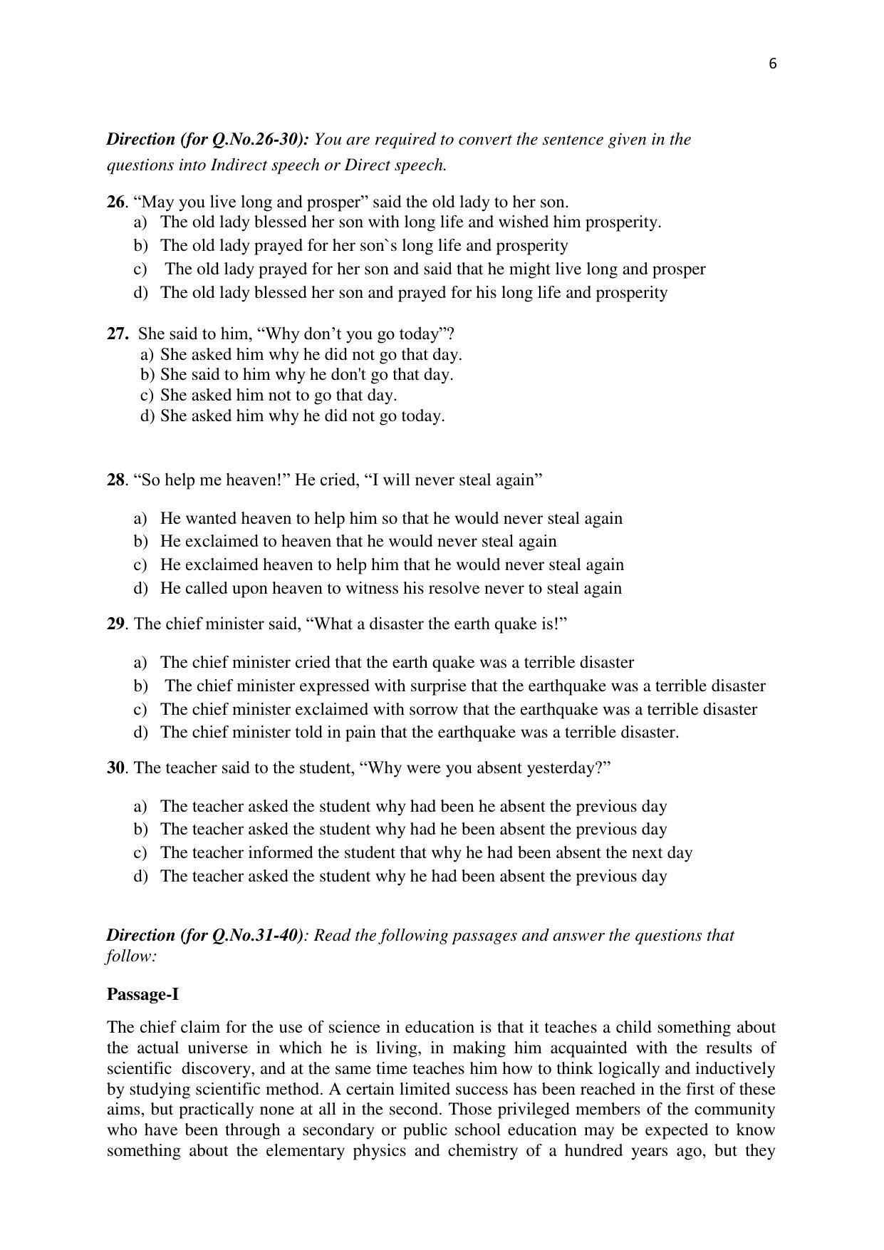 KMAT Question Papers - November 2016 - Page 6