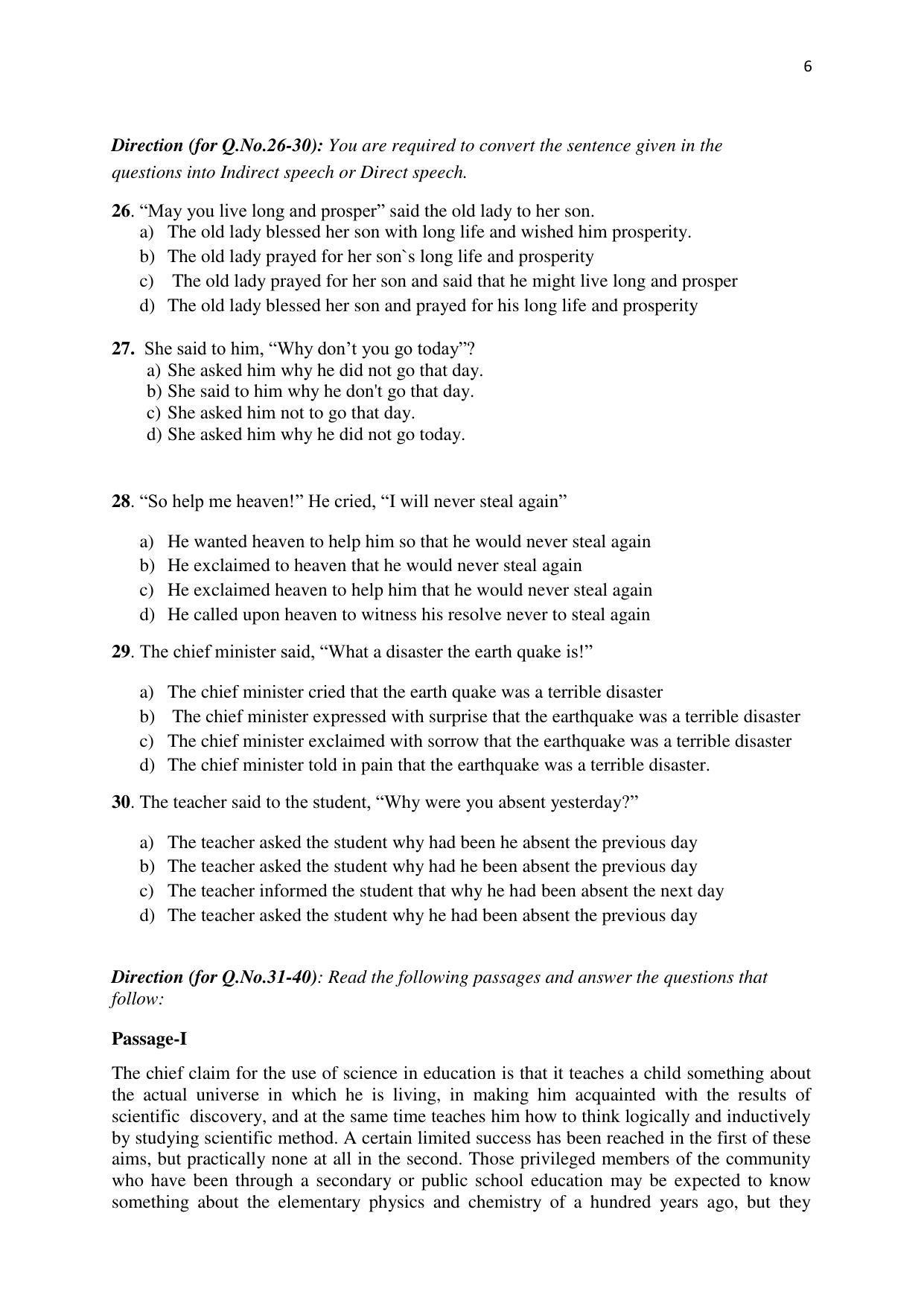 KMAT Question Papers - November 2016 - Page 6