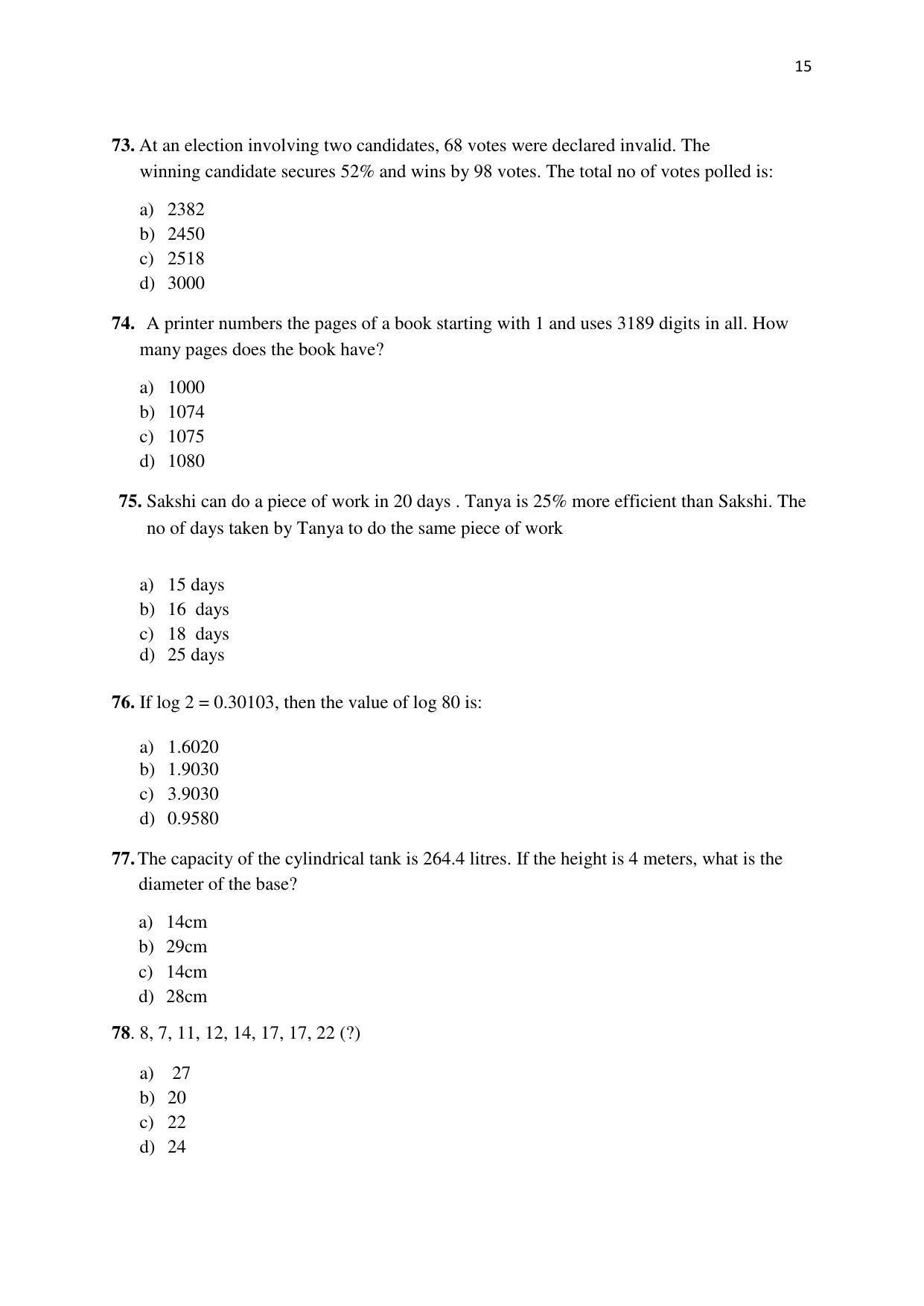 KMAT Question Papers - November 2016 - Page 15