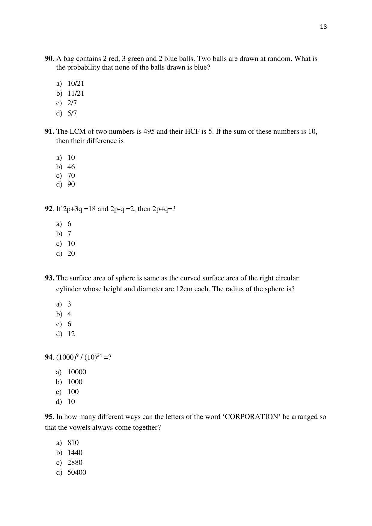 KMAT Question Papers - November 2016 - Page 18