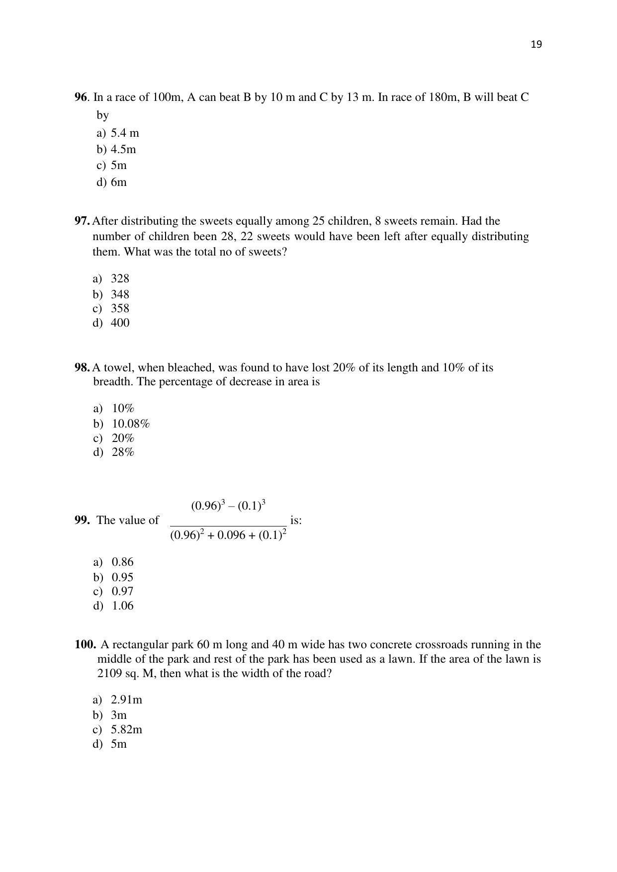 KMAT Question Papers - November 2016 - Page 19