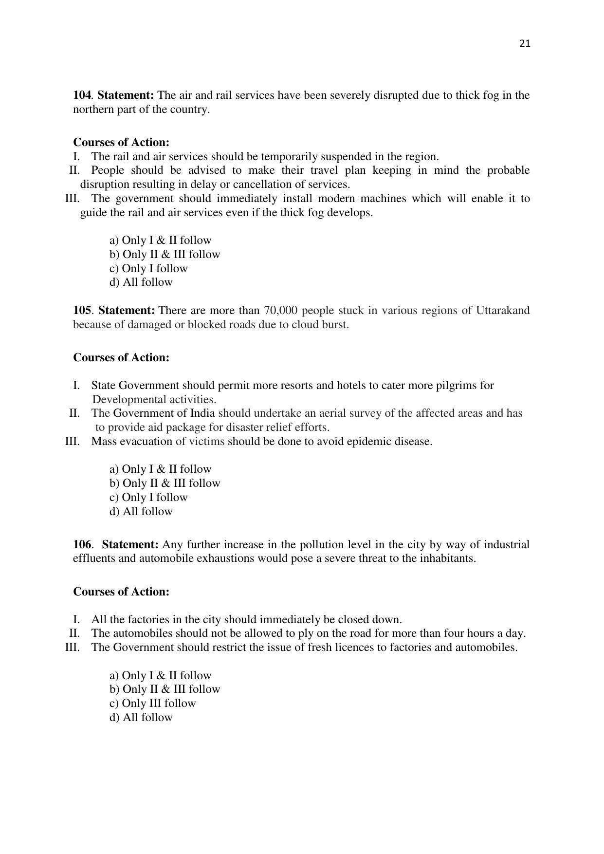 KMAT Question Papers - November 2016 - Page 21