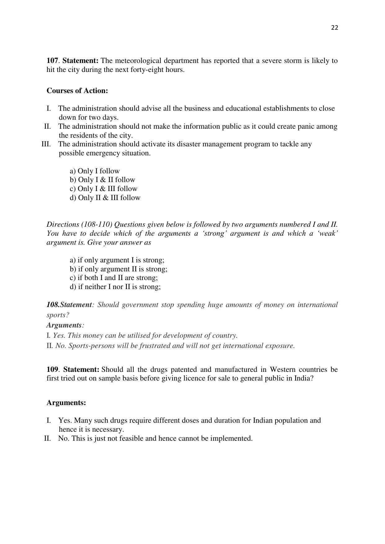 KMAT Question Papers - November 2016 - Page 22