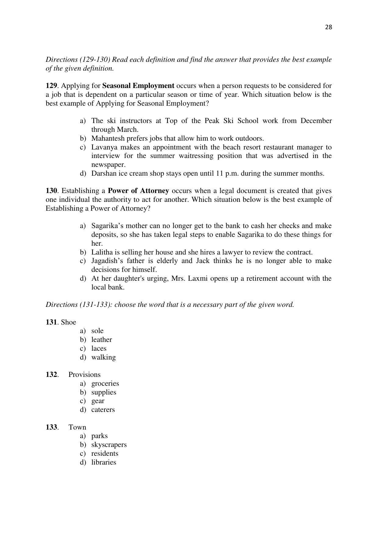 KMAT Question Papers - November 2016 - Page 28