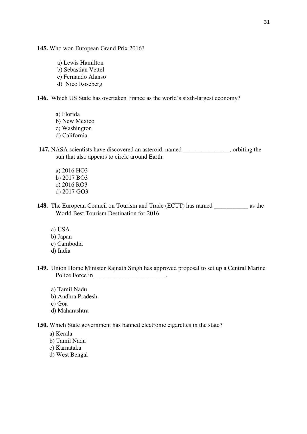 KMAT Question Papers - November 2016 - Page 31