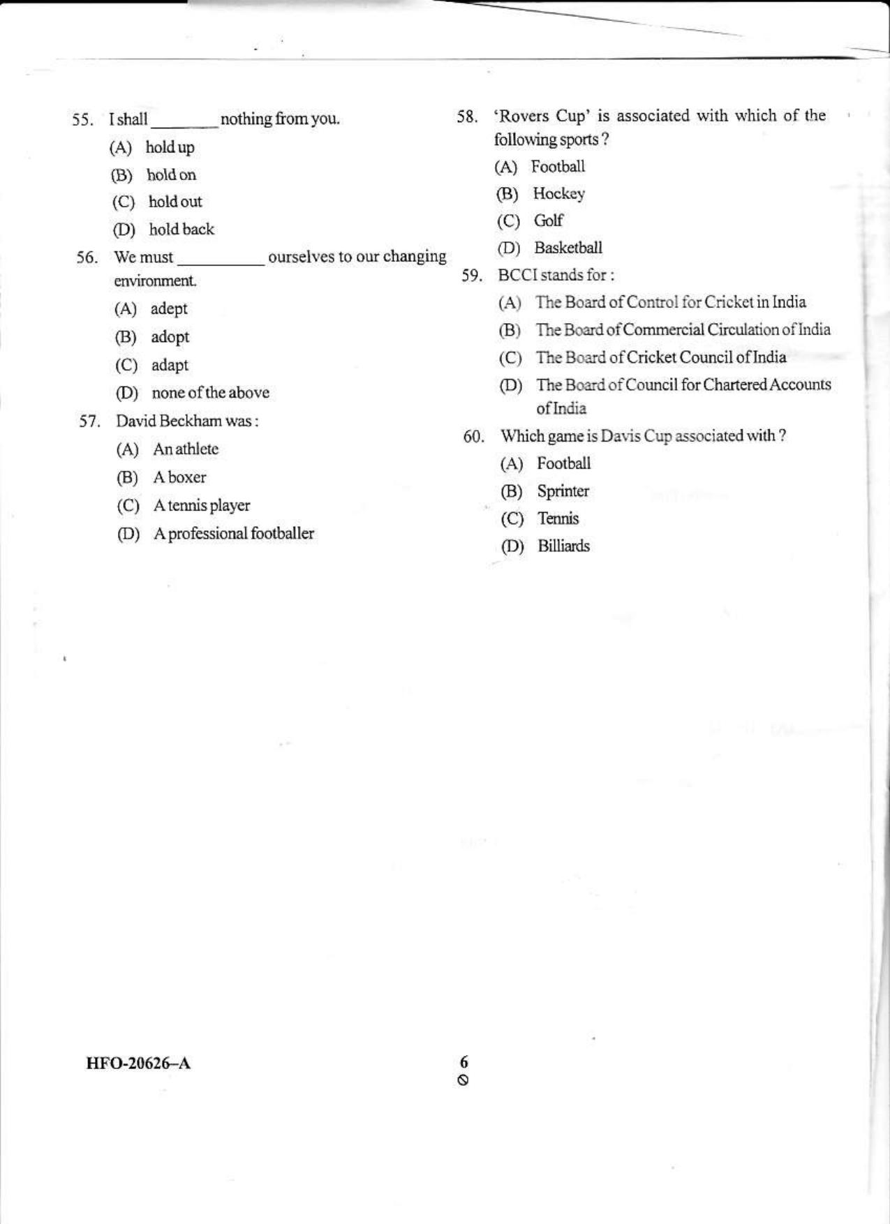 KUET 2023 M.A. Mass Communication & Journalism Question Paper - Page 41