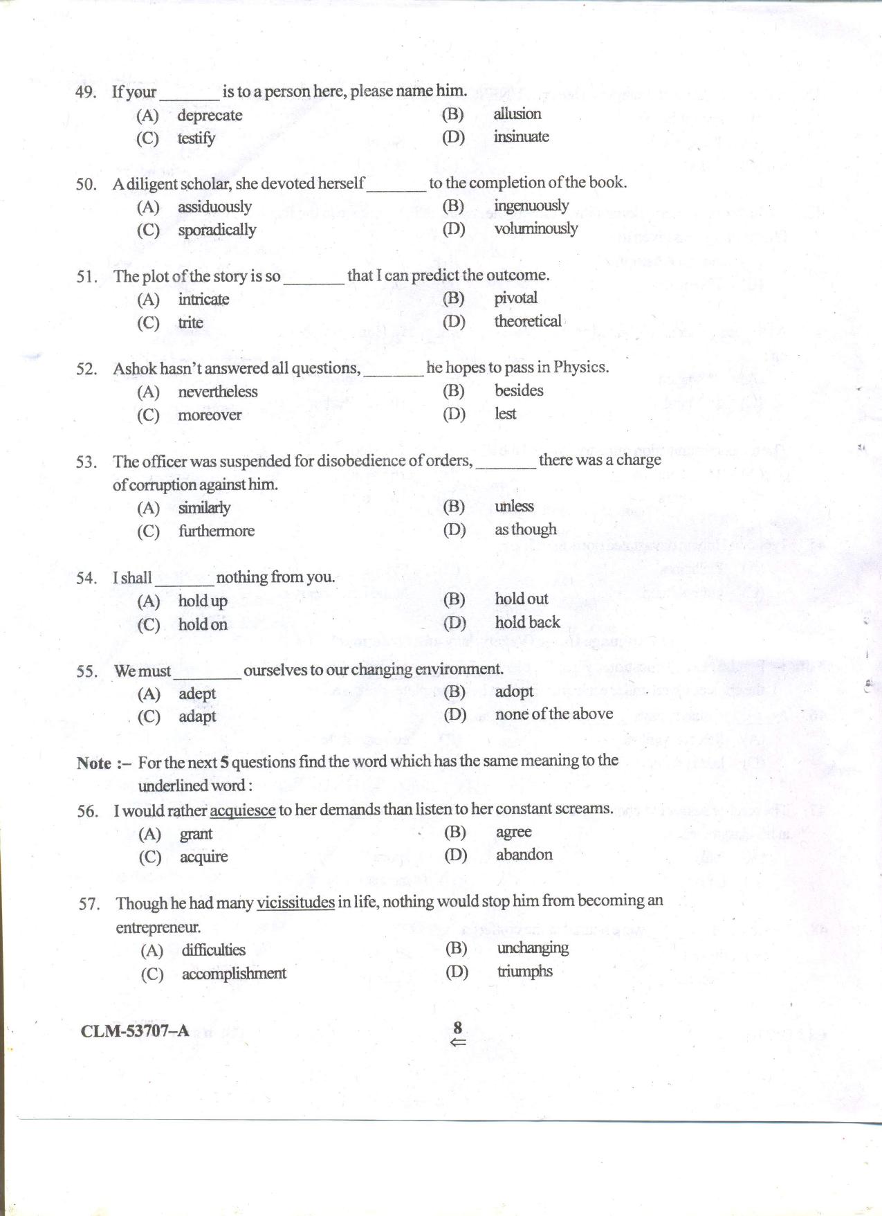 KUET 2023 M.A. Mass Communication & Journalism Question Paper - Page 78