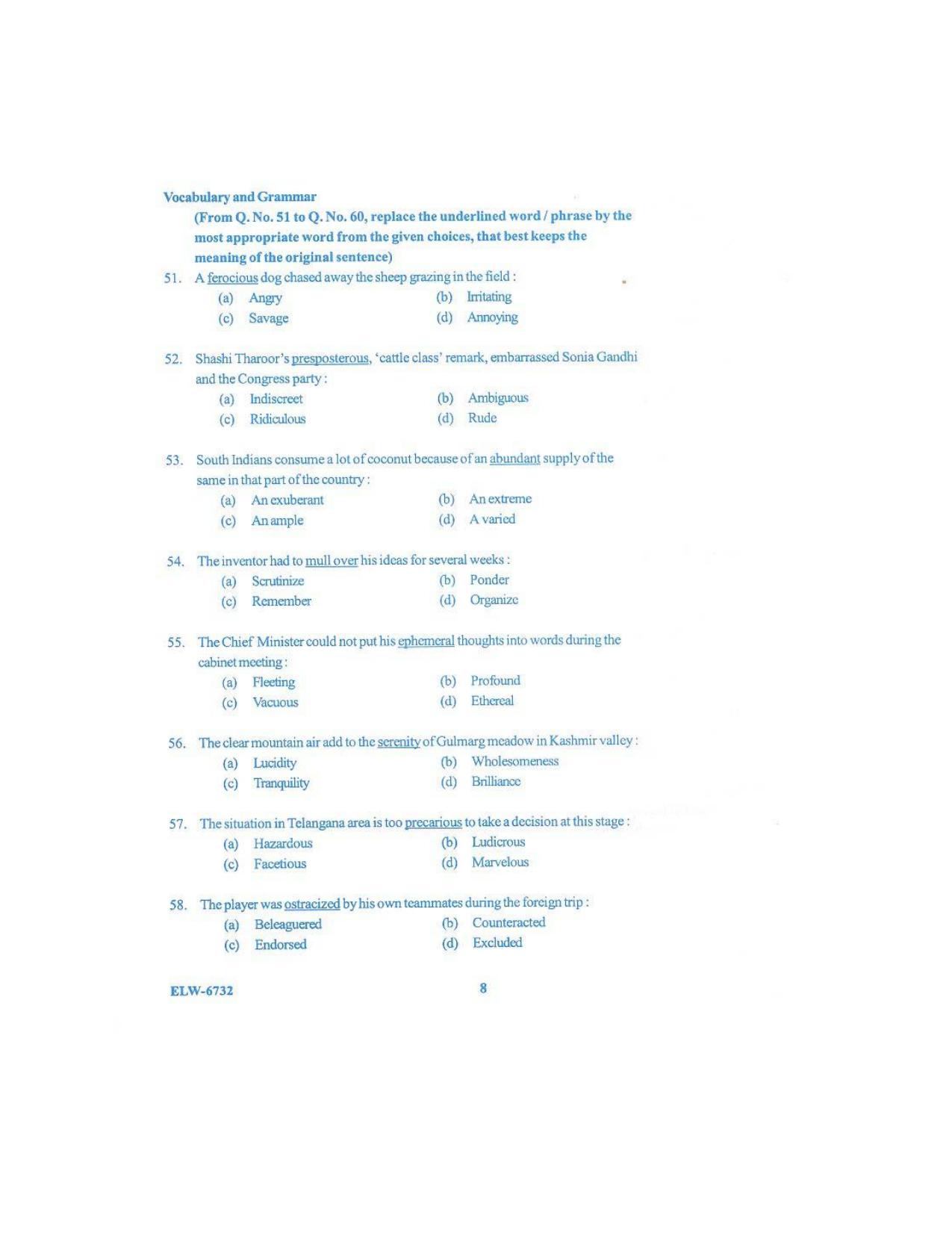 KUET 2023 M.A. Mass Communication & Journalism Question Paper - Page 103