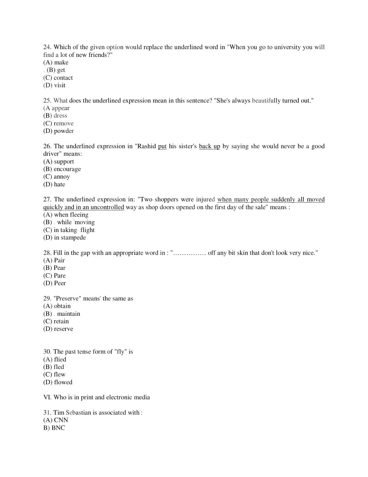 KUET 2023 M.A. Mass Communication & Journalism Question Paper - Page 108