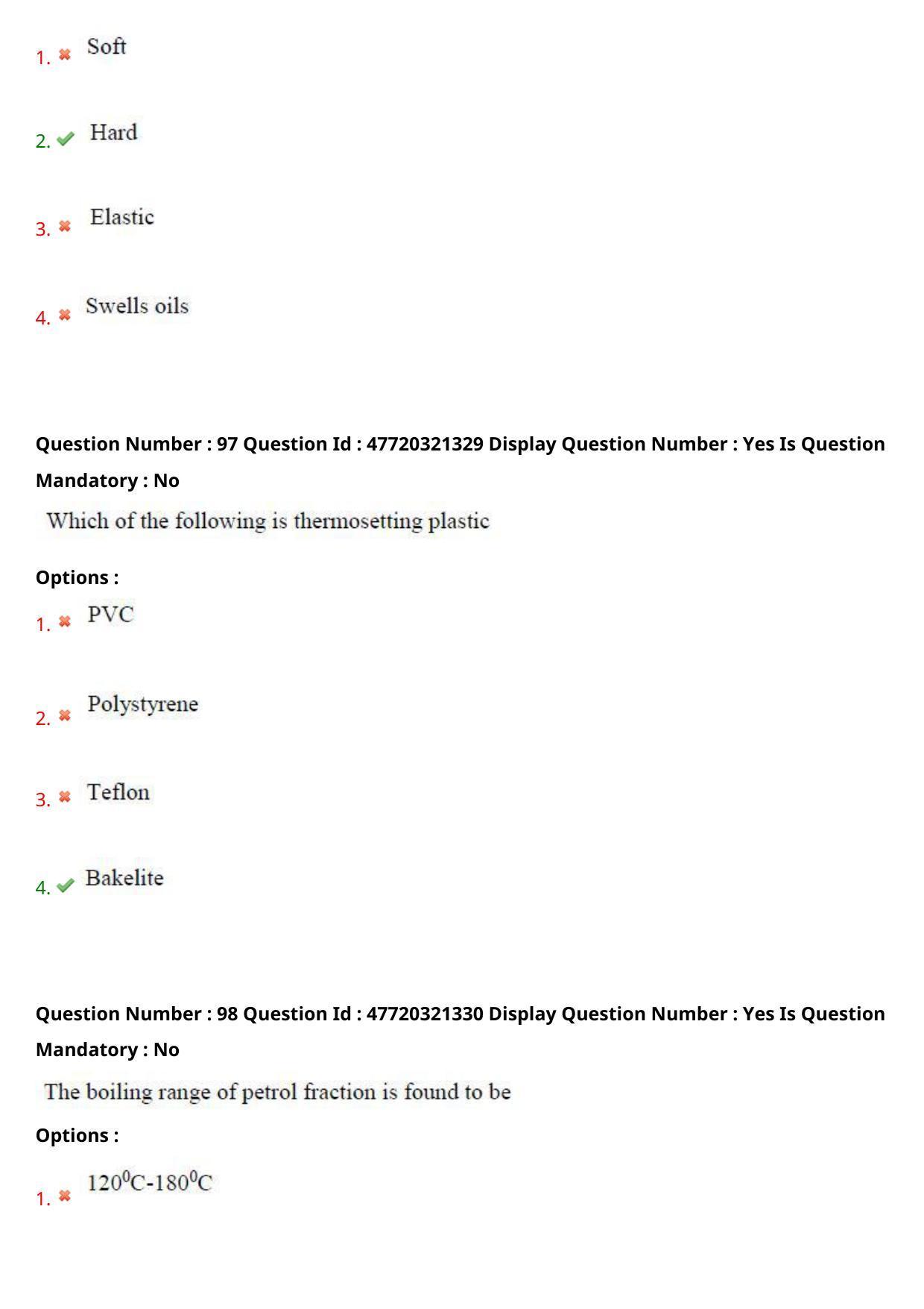 AP ECET 2021 - Metallurgical Engineering Question Paper With Preliminary Keys Shift2 - Page 52