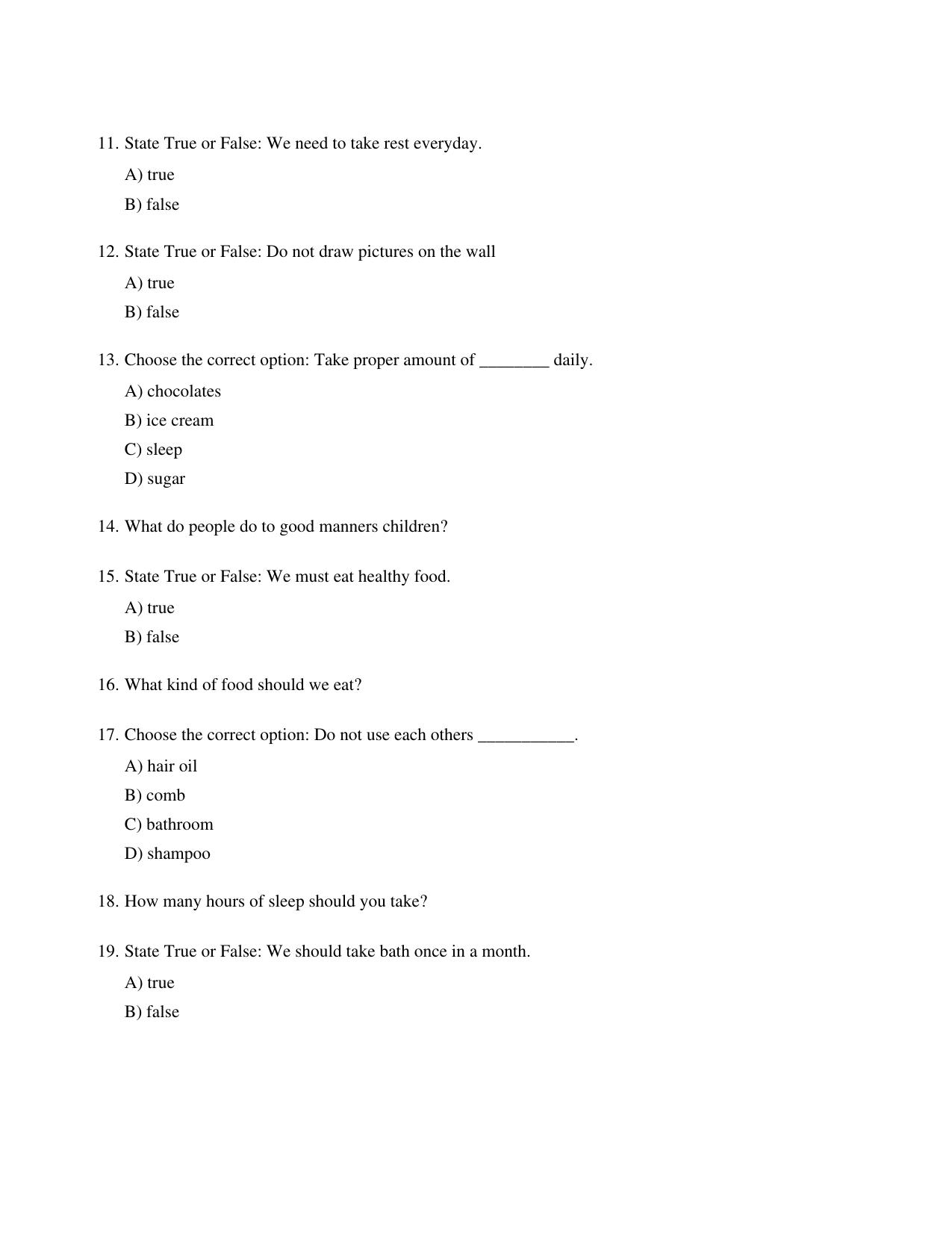 CBSE Class 1 EVS People who help us Worksheets - Page 2