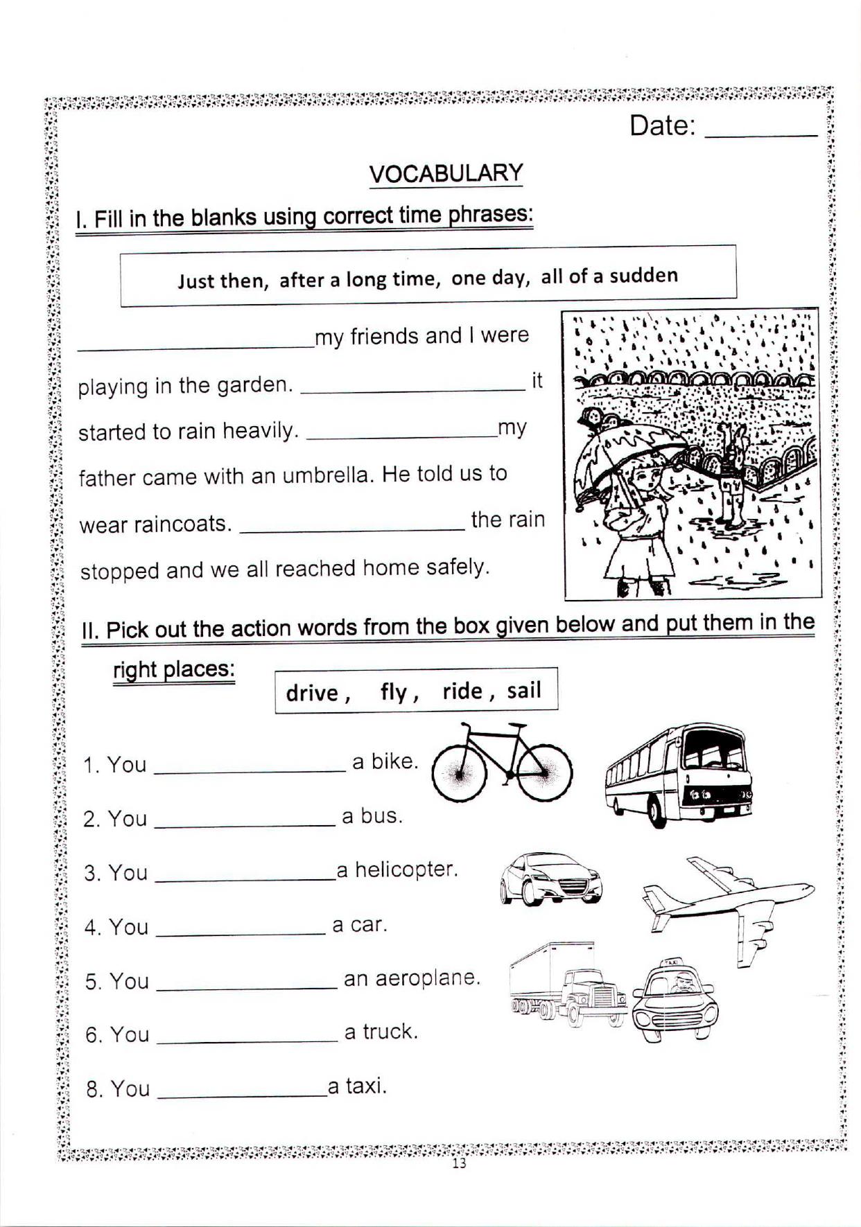 Worksheet for Class 2 English Assignment 103 Negations - Page 2