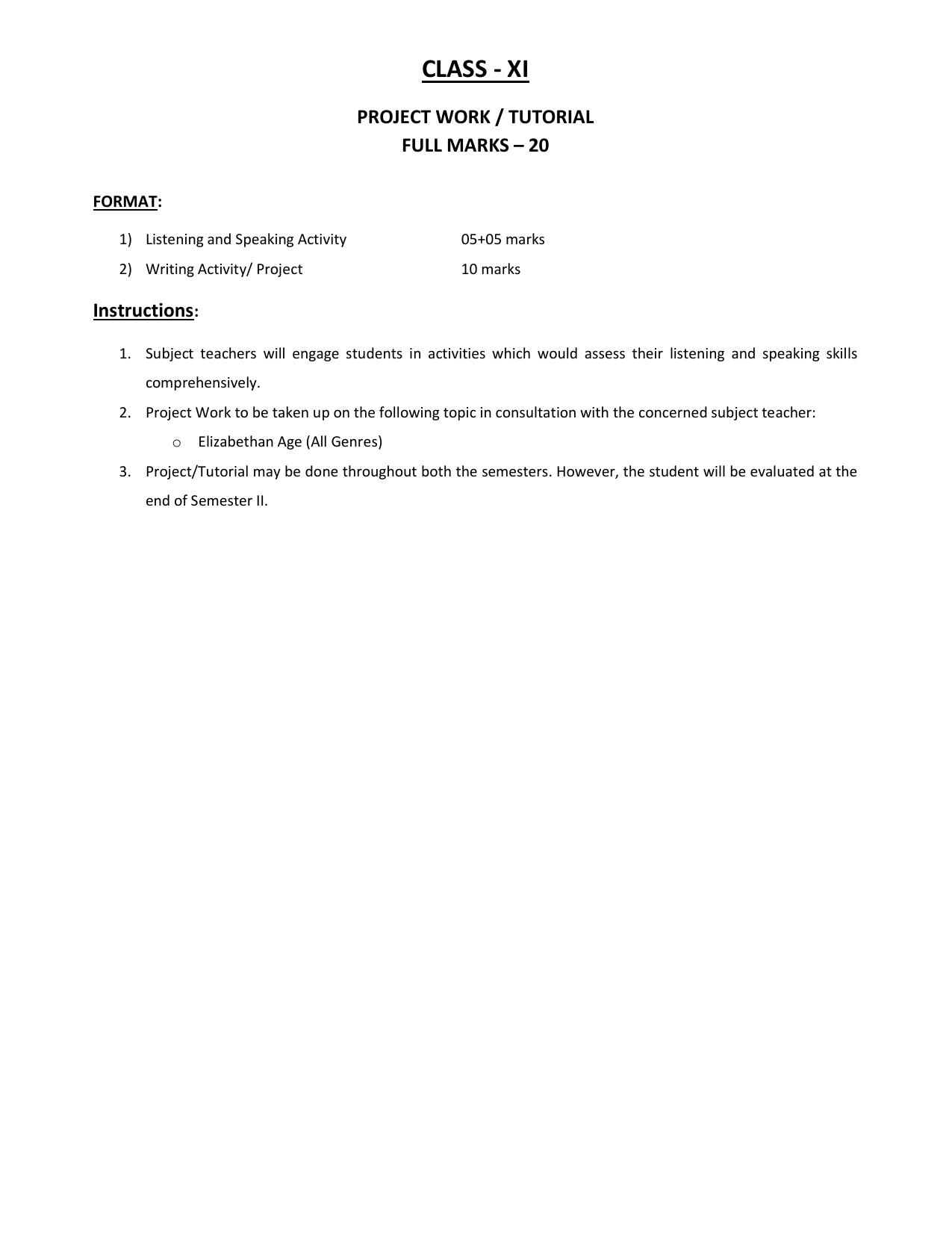 WBCHSE Class 11 & 12 Syllabus for English-A (ENGA) (Language) - Page 6