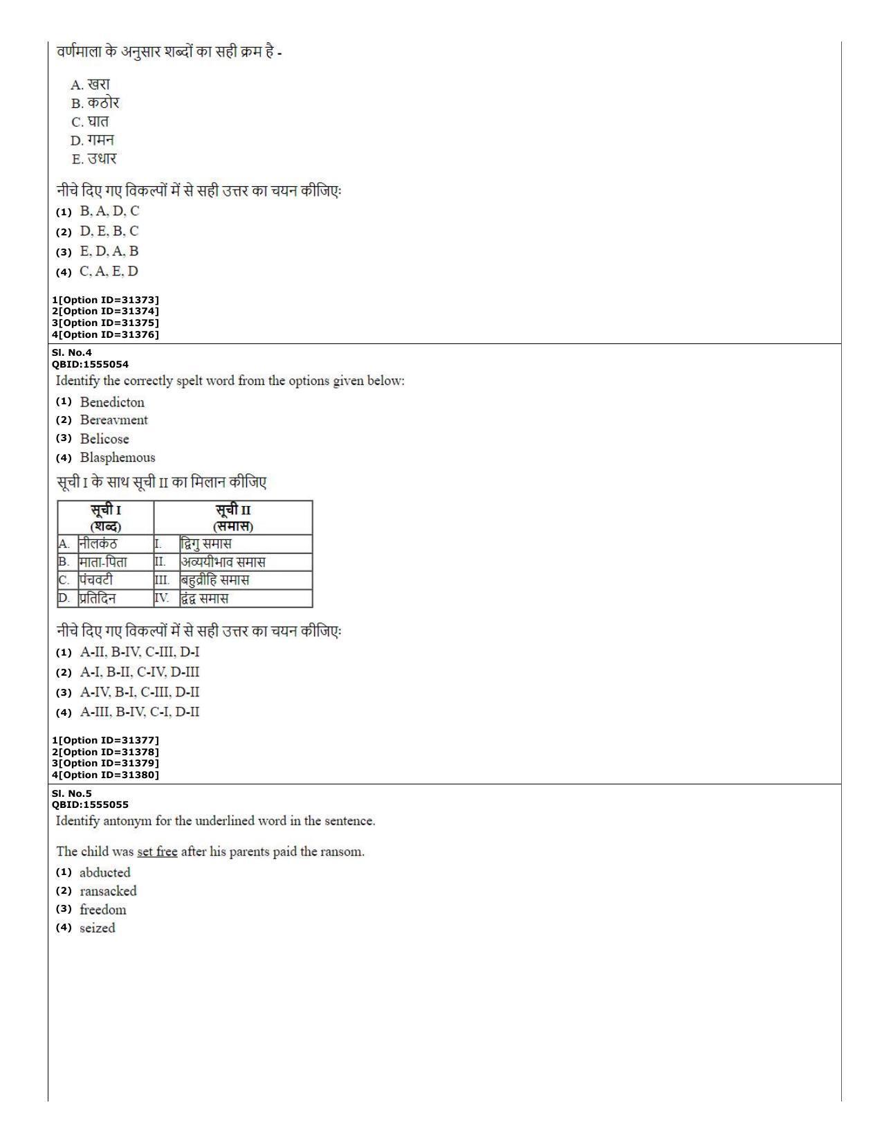 CUET (PG) 2022: PGQP-60 Garo (10-09-2022) Question Paper - Page 2