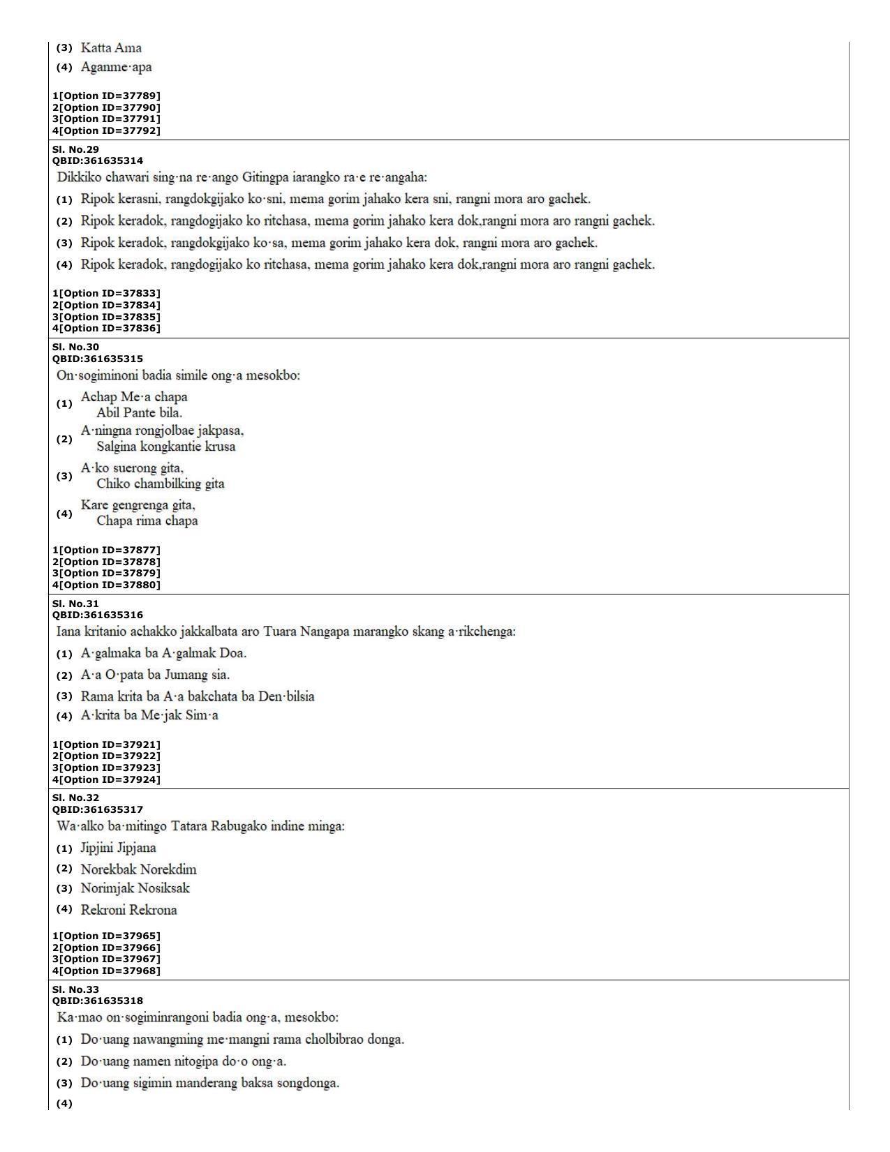 CUET (PG) 2022: PGQP-60 Garo (10-09-2022) Question Paper - Page 11
