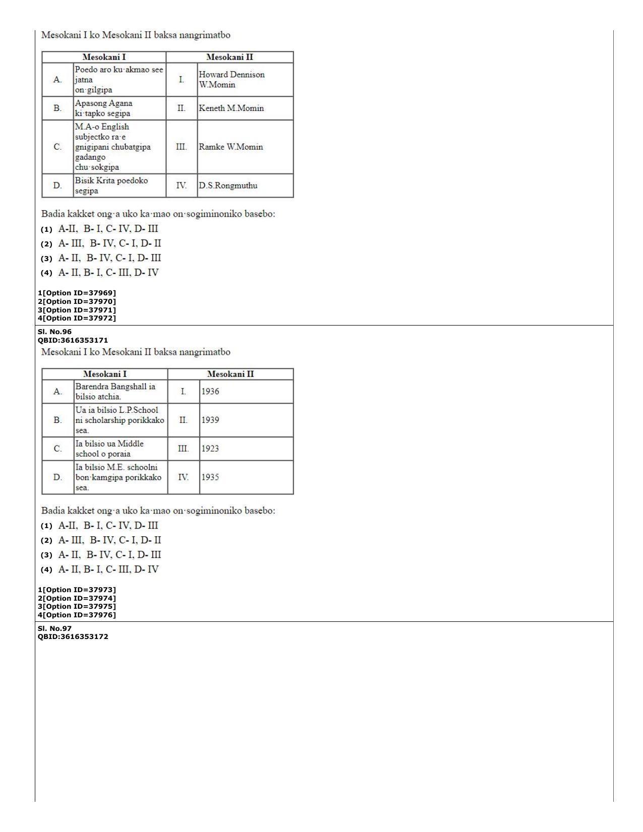 CUET (PG) 2022: PGQP-60 Garo (10-09-2022) Question Paper - Page 26