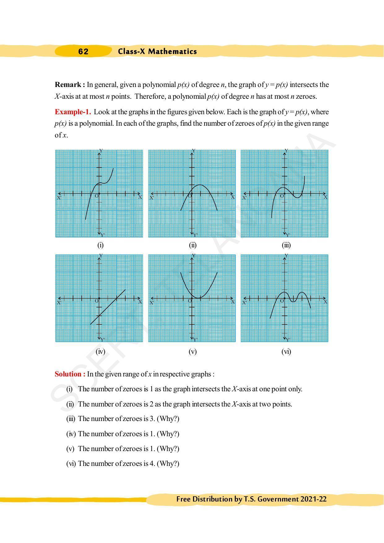 TS SCERT Class 10 Maths (English Medium) Text Book - Page 72